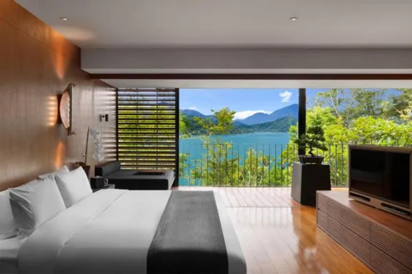 Bed in The Lalu Sun Moon Lake