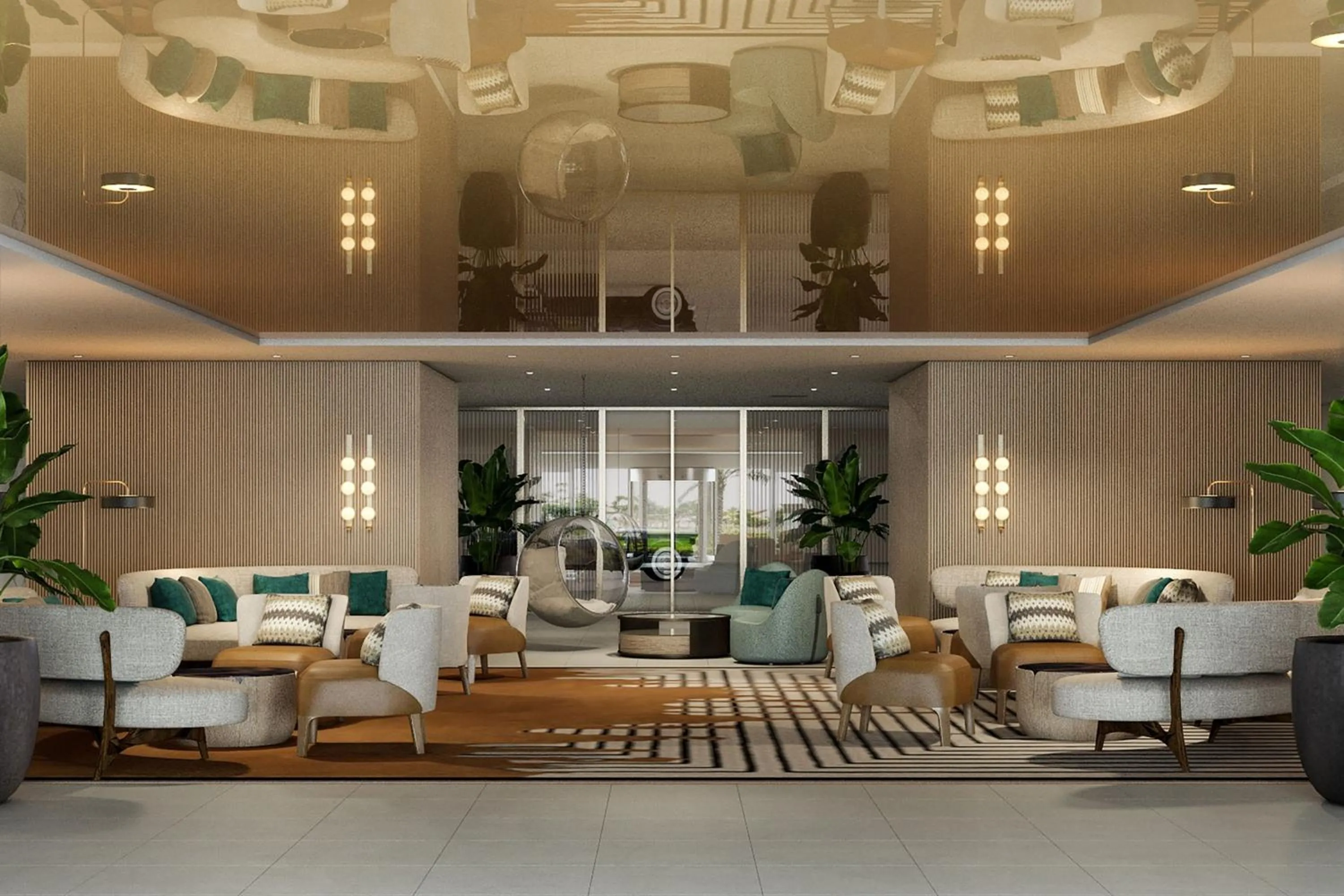 Lobby or reception in Delta Hotels by Marriott Dubai Investment Park