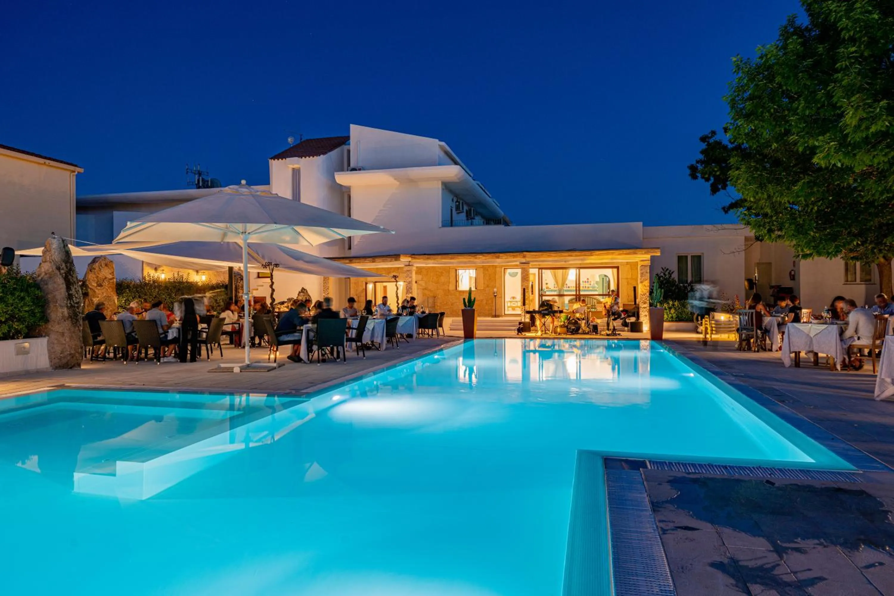 Swimming pool in Hotel Le Mimose