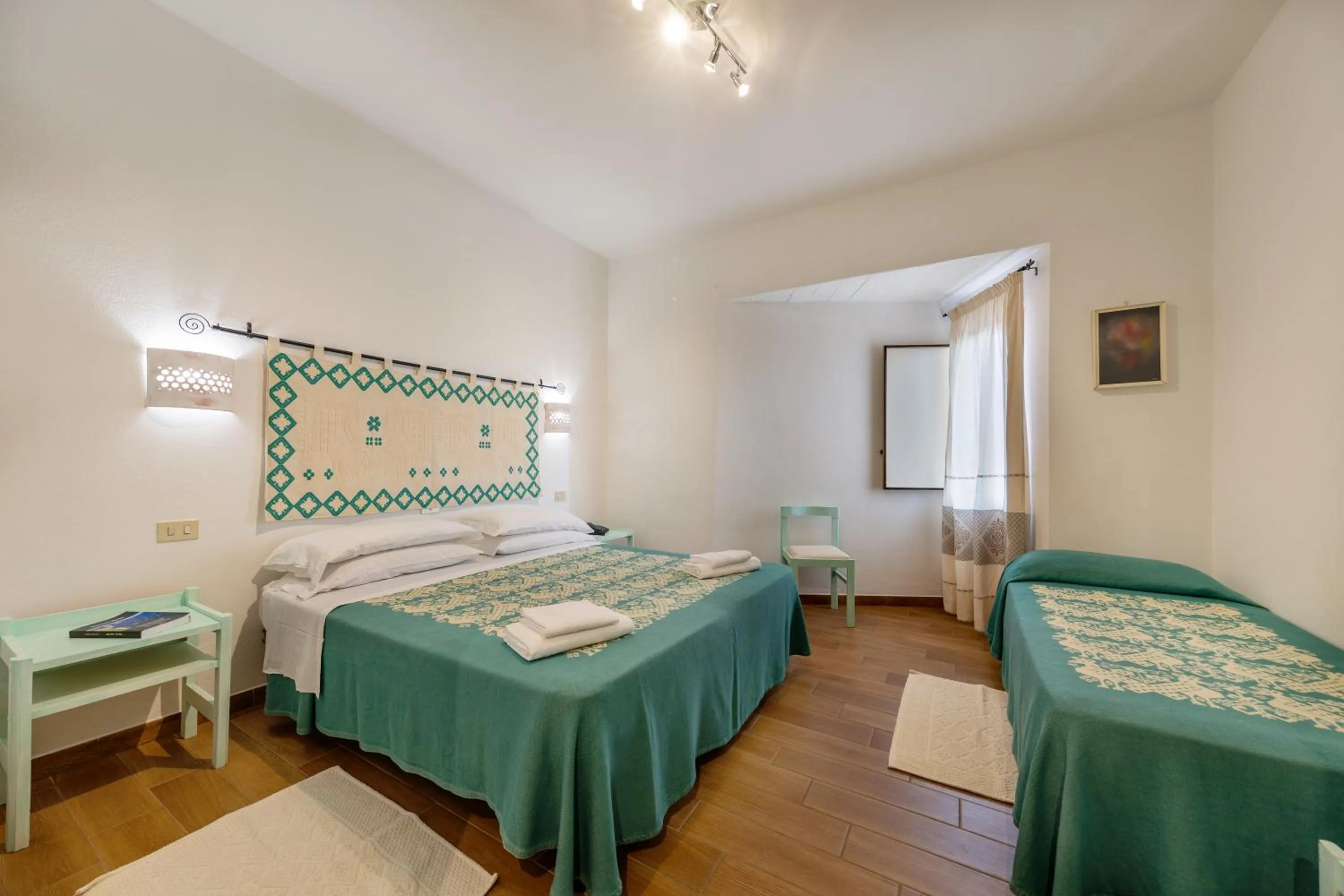 Bedroom, Bed in Hotel Le Mimose