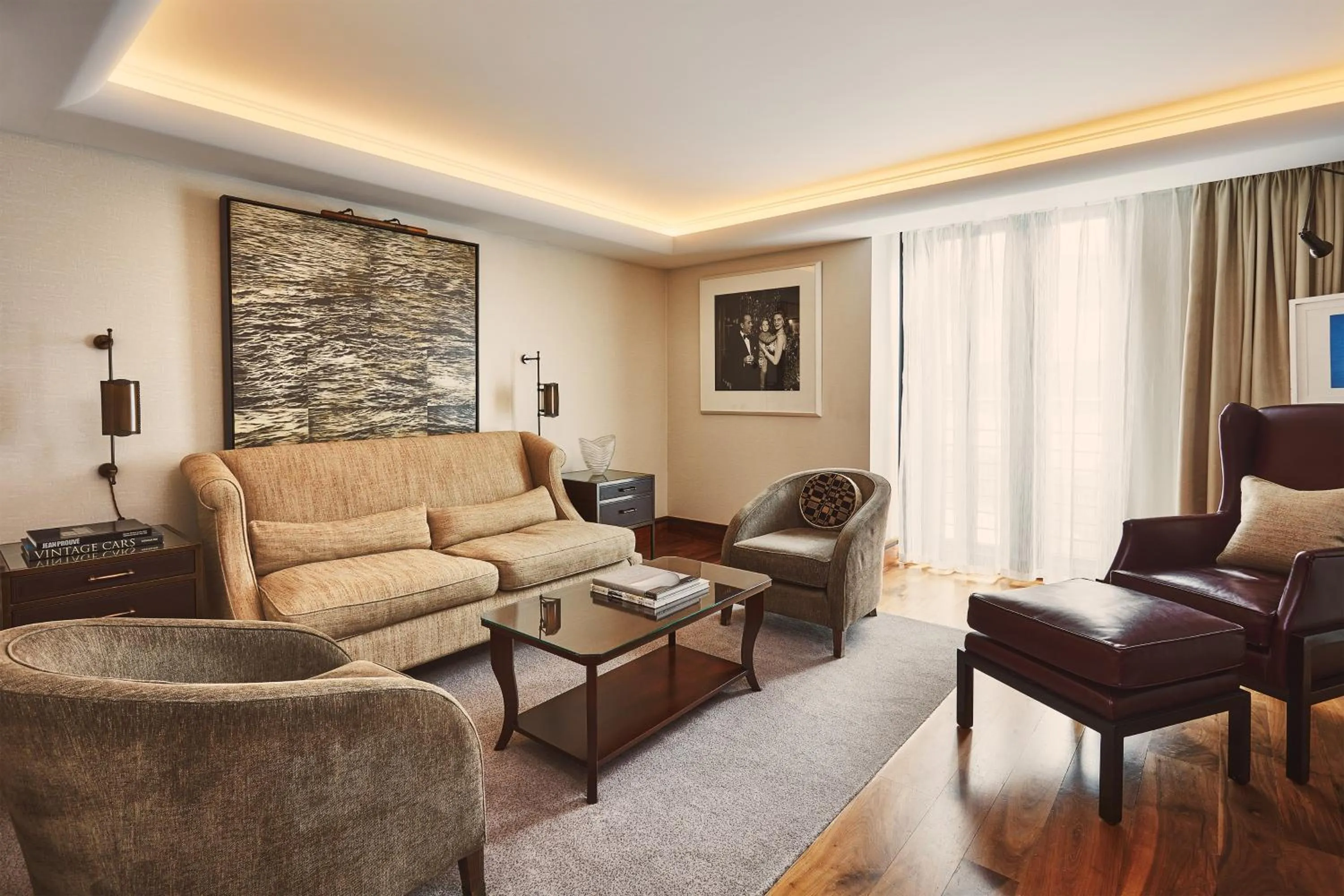 Living room in The Connaught, Maybourne