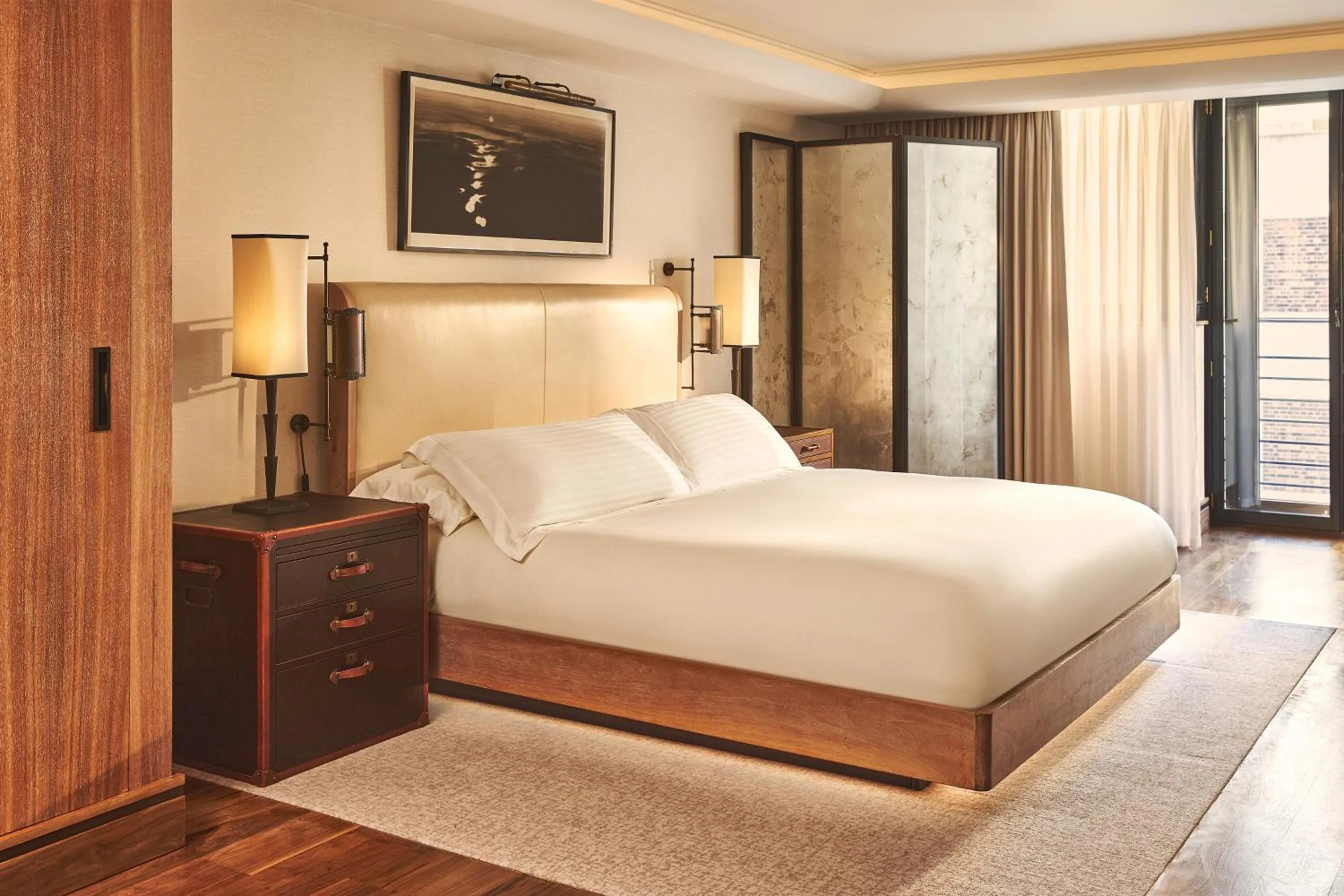 View (from property/room), Bed in The Connaught, Maybourne