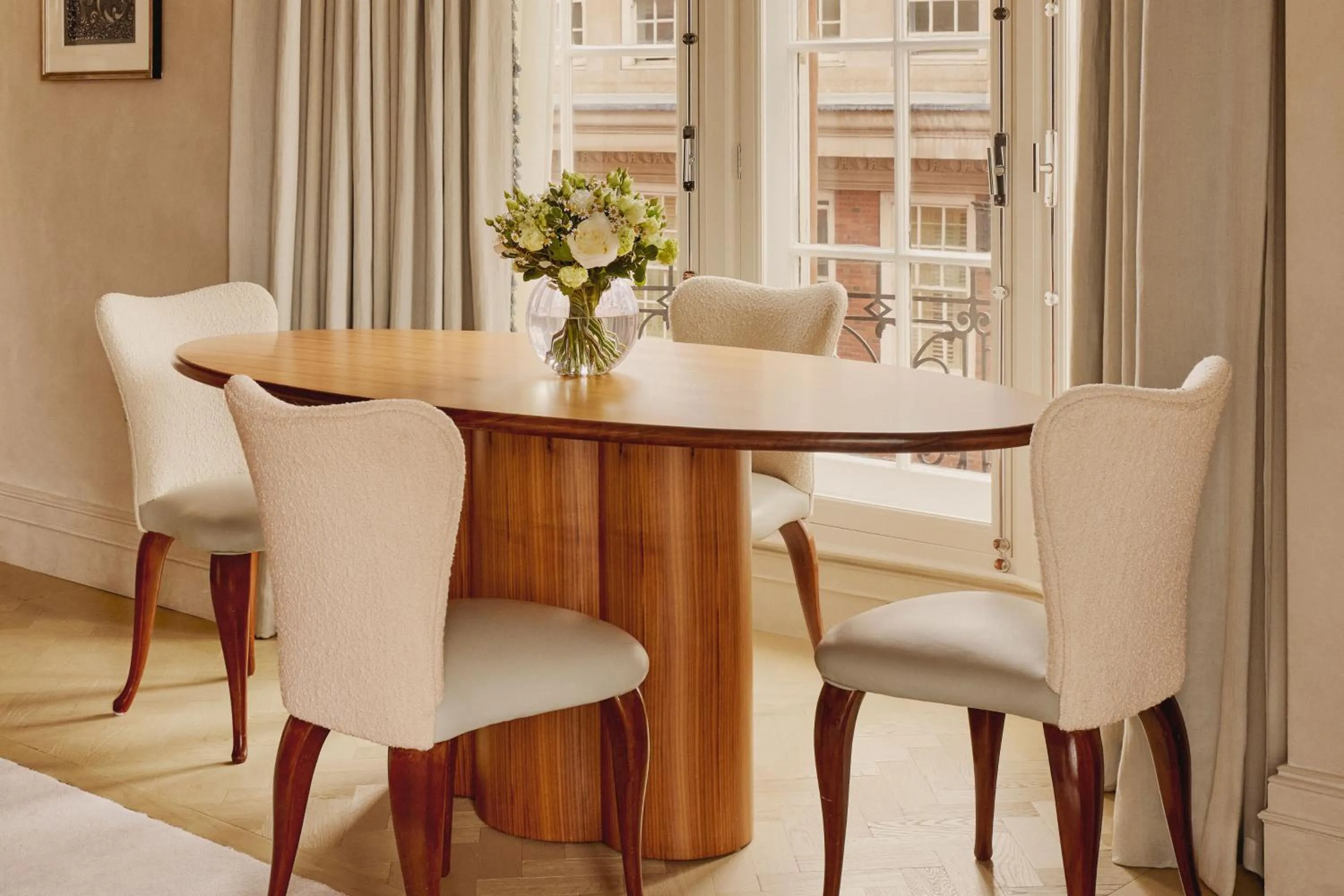 Dining area in Claridge's, Maybourne