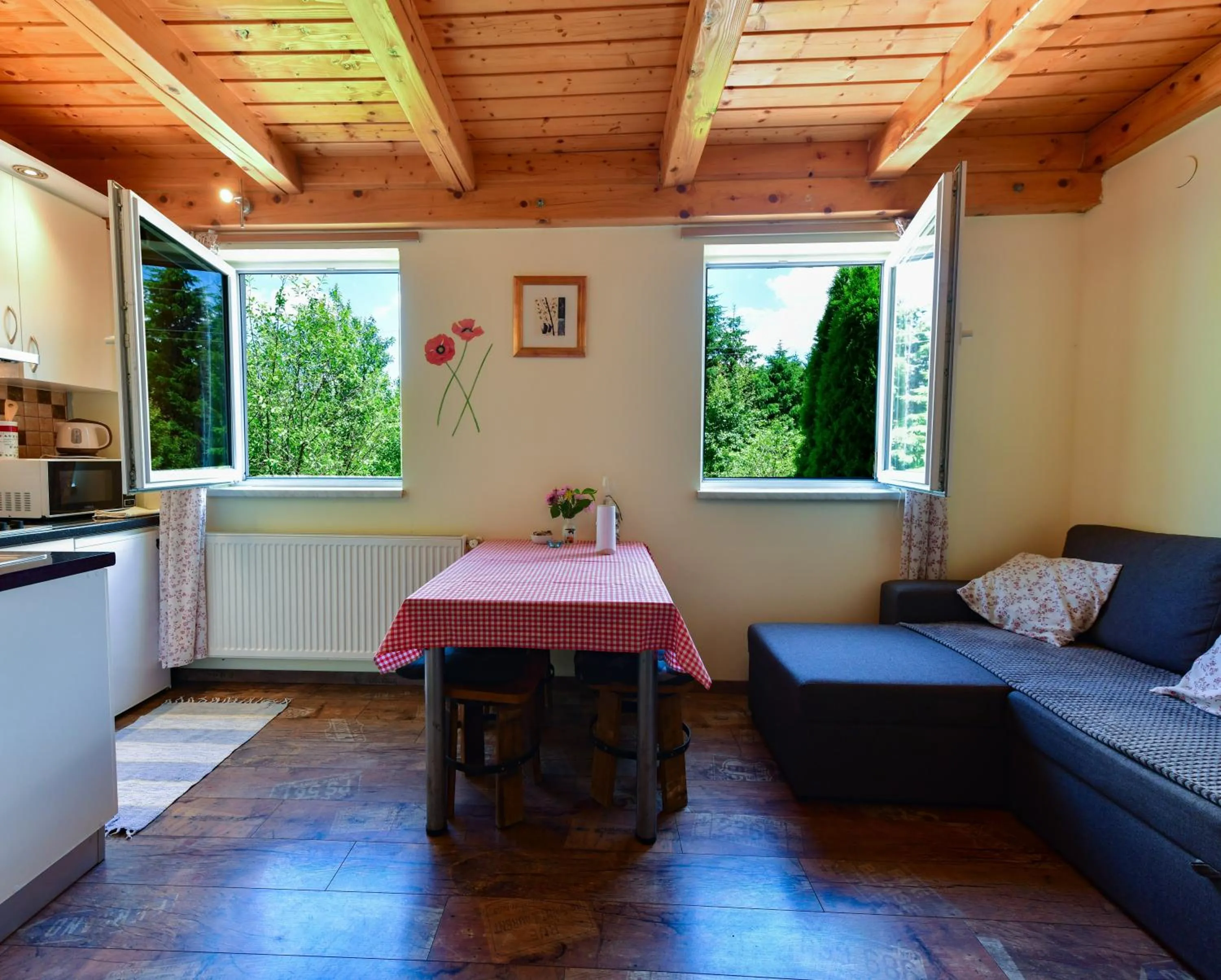 Kitchen or kitchenette in Apartments Marija