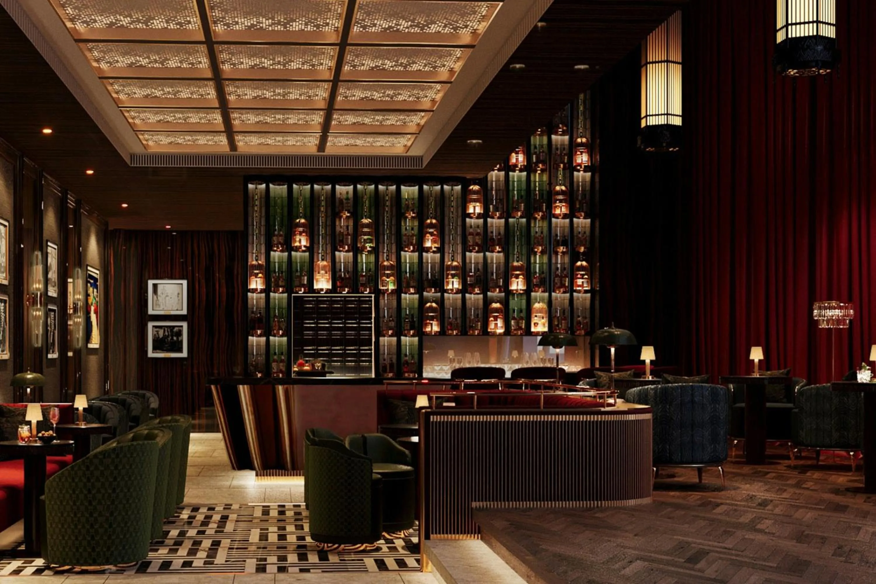 Lounge or bar in The St. Regis Singapore