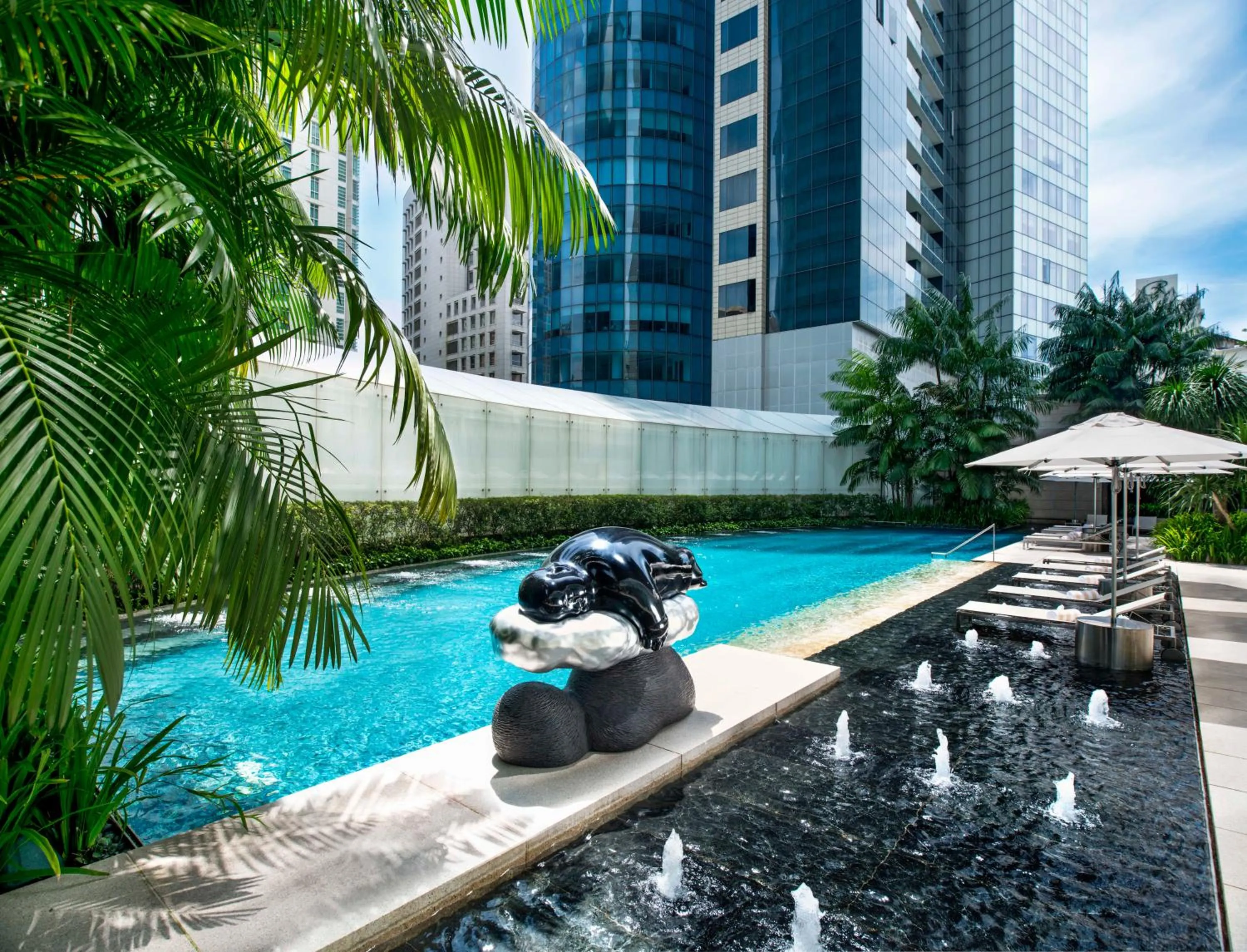 Swimming pool in The St. Regis Singapore