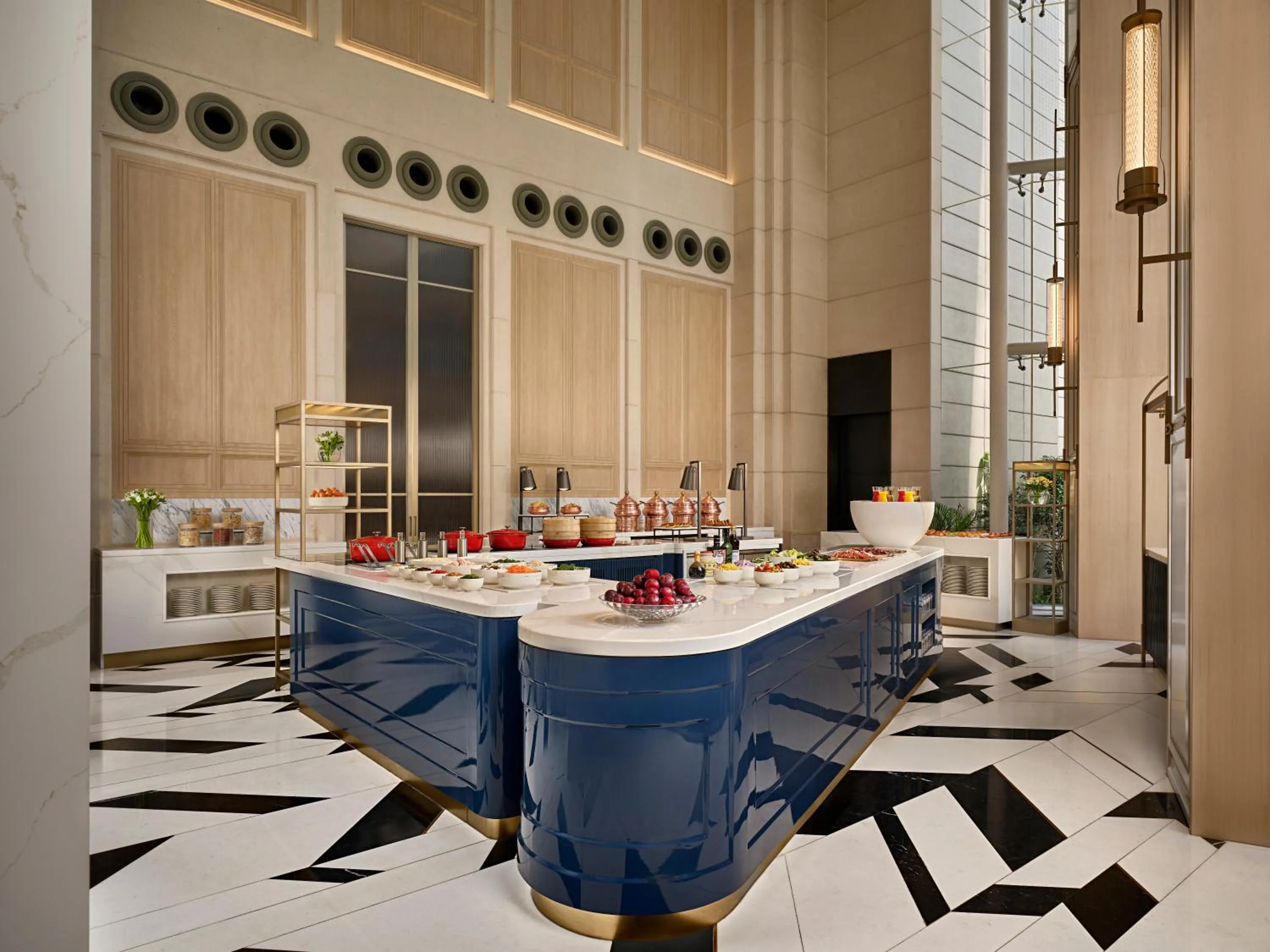 Buffet breakfast in The St Regis Singapore, Newly Renovated