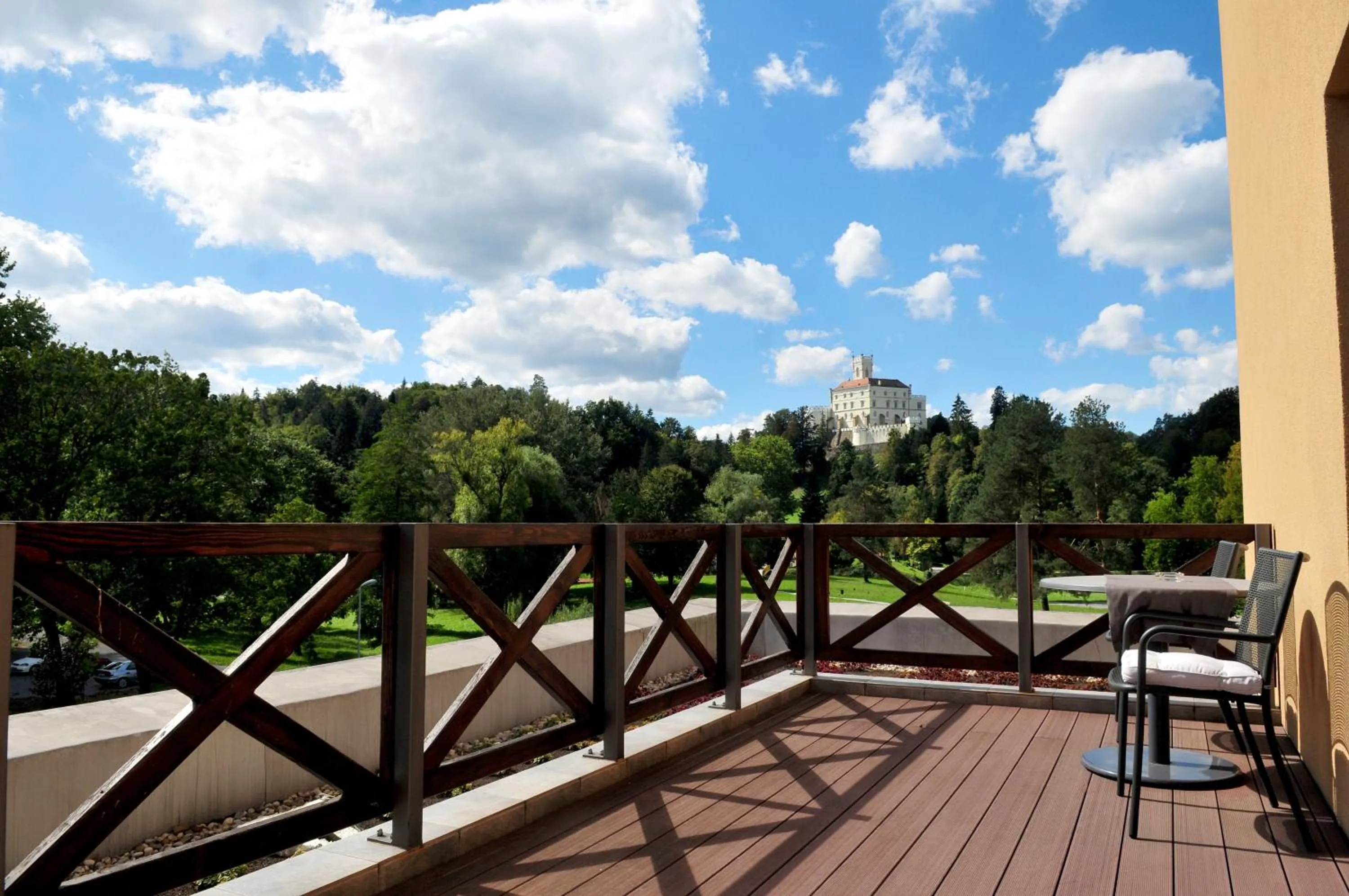 Balcony/Terrace in Hotel Trakošćan