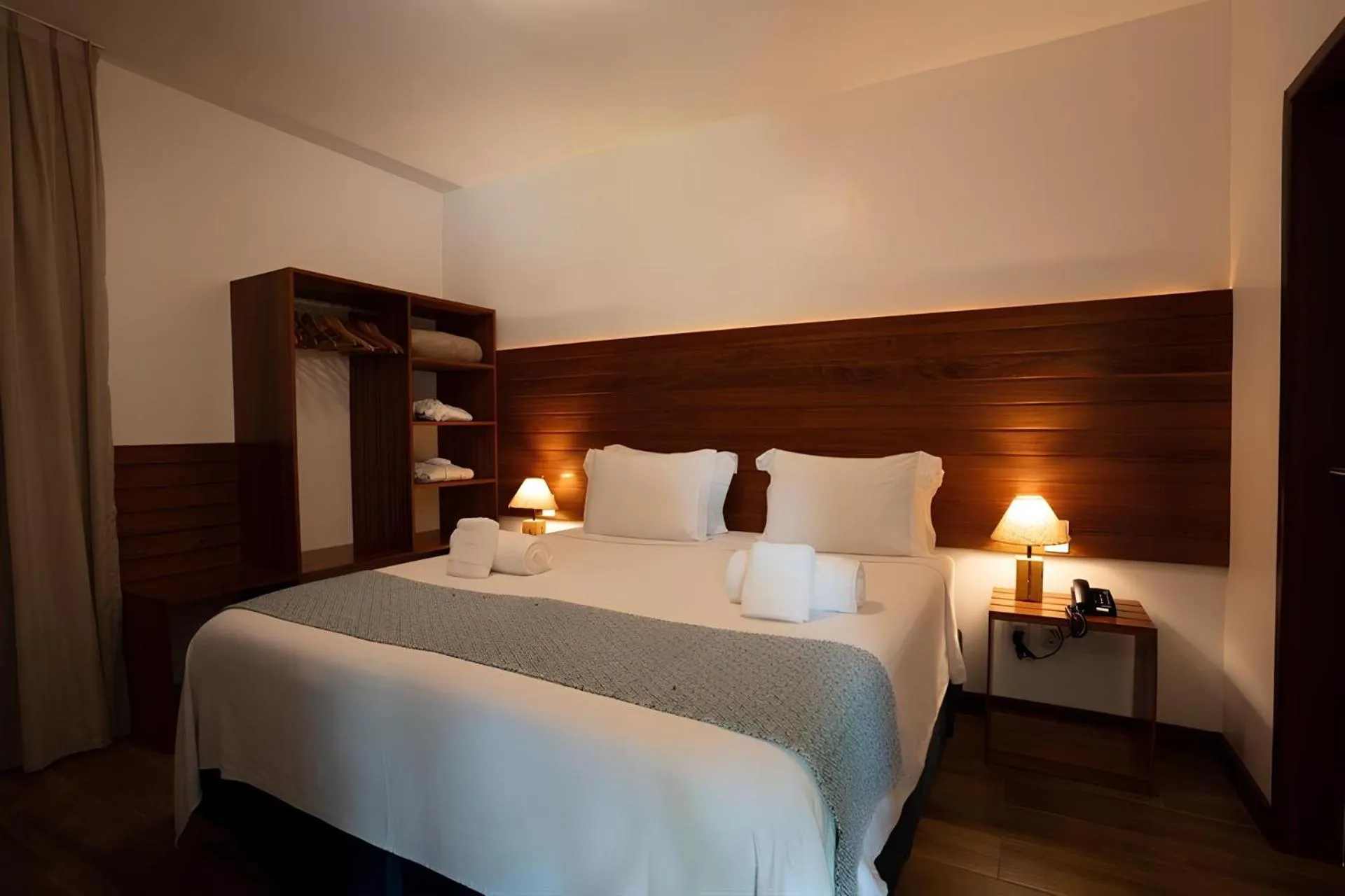 Bed in Pousada Lua Bela