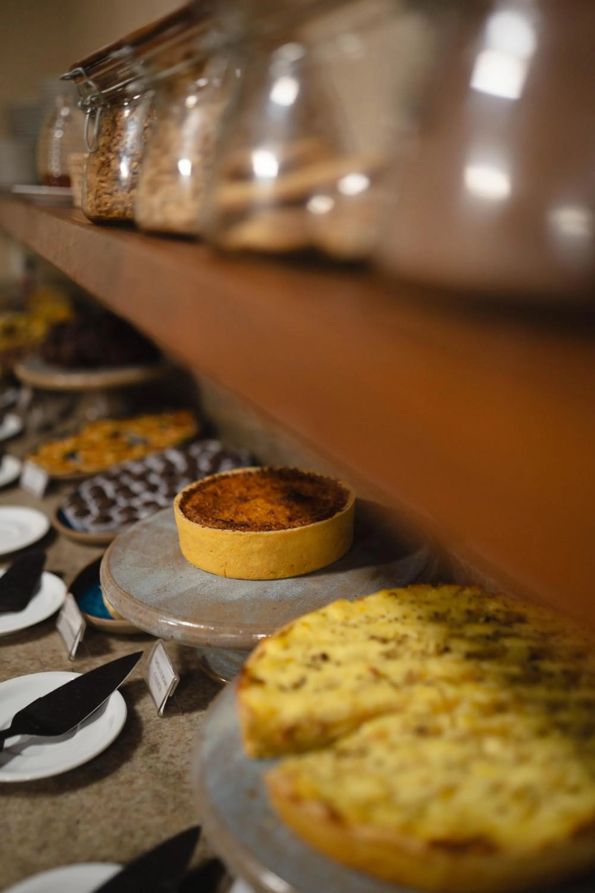 Buffet breakfast in Pousada Lua Bela