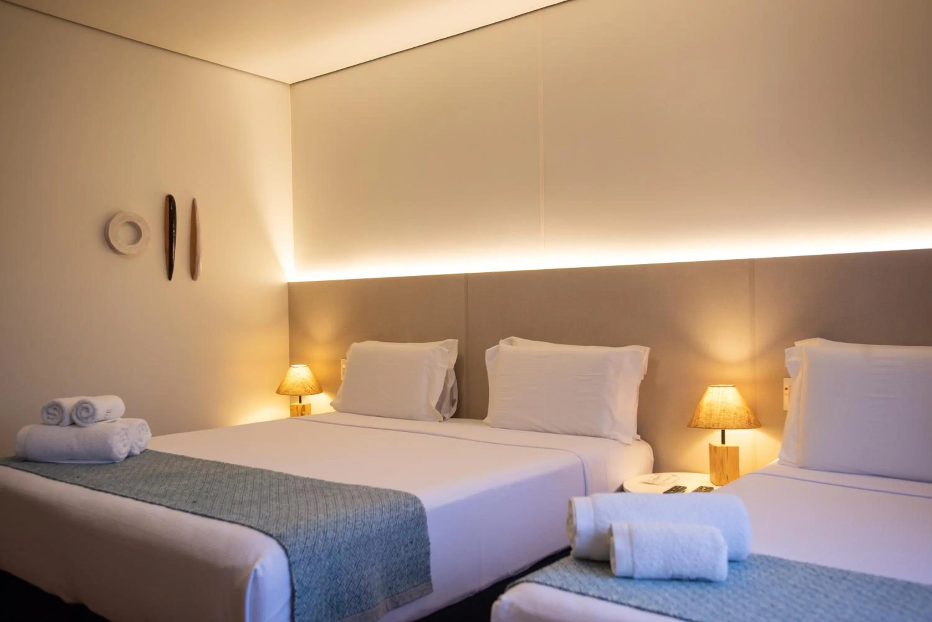 Bed in Pousada Lua Bela