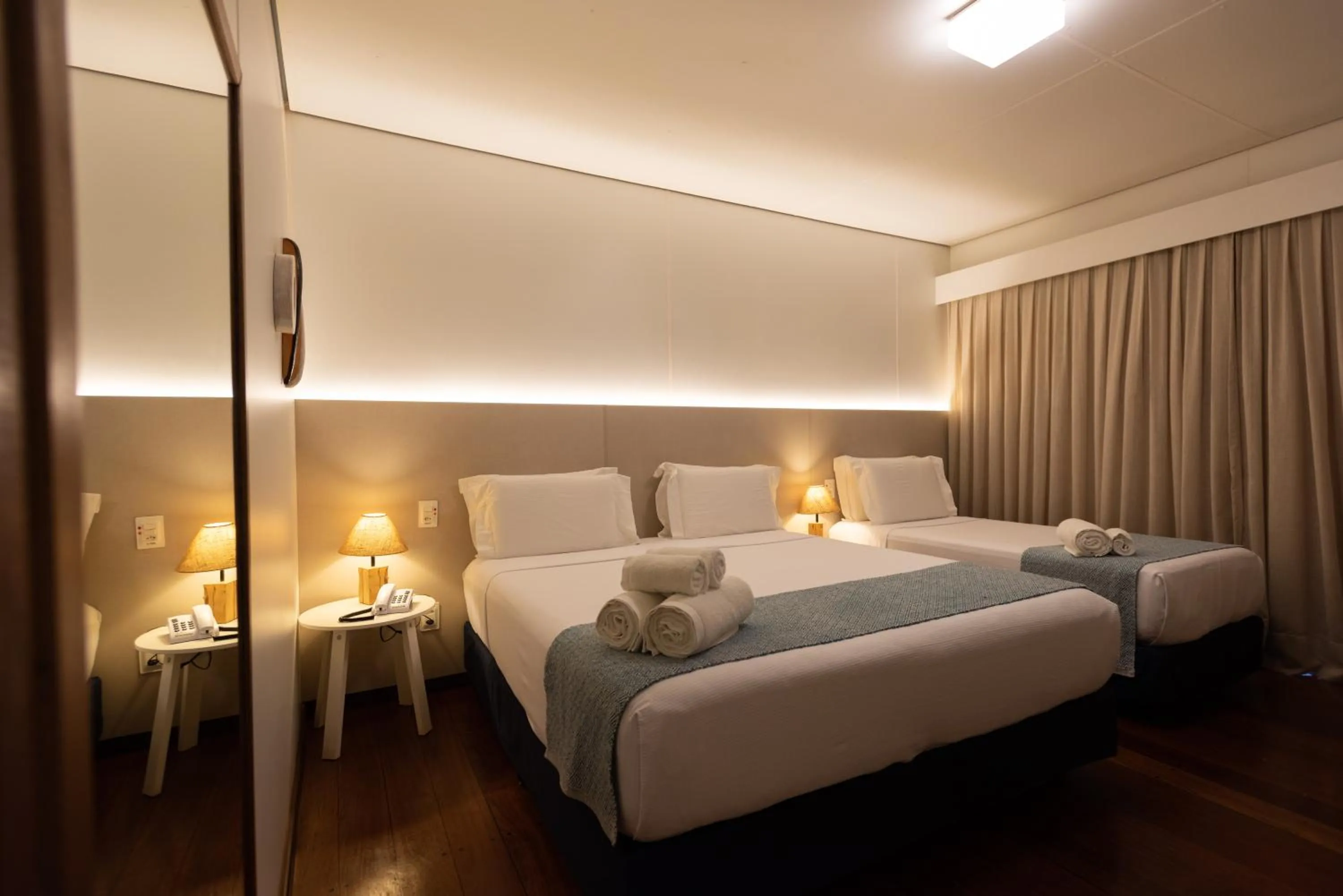 Bed in Pousada Lua Bela