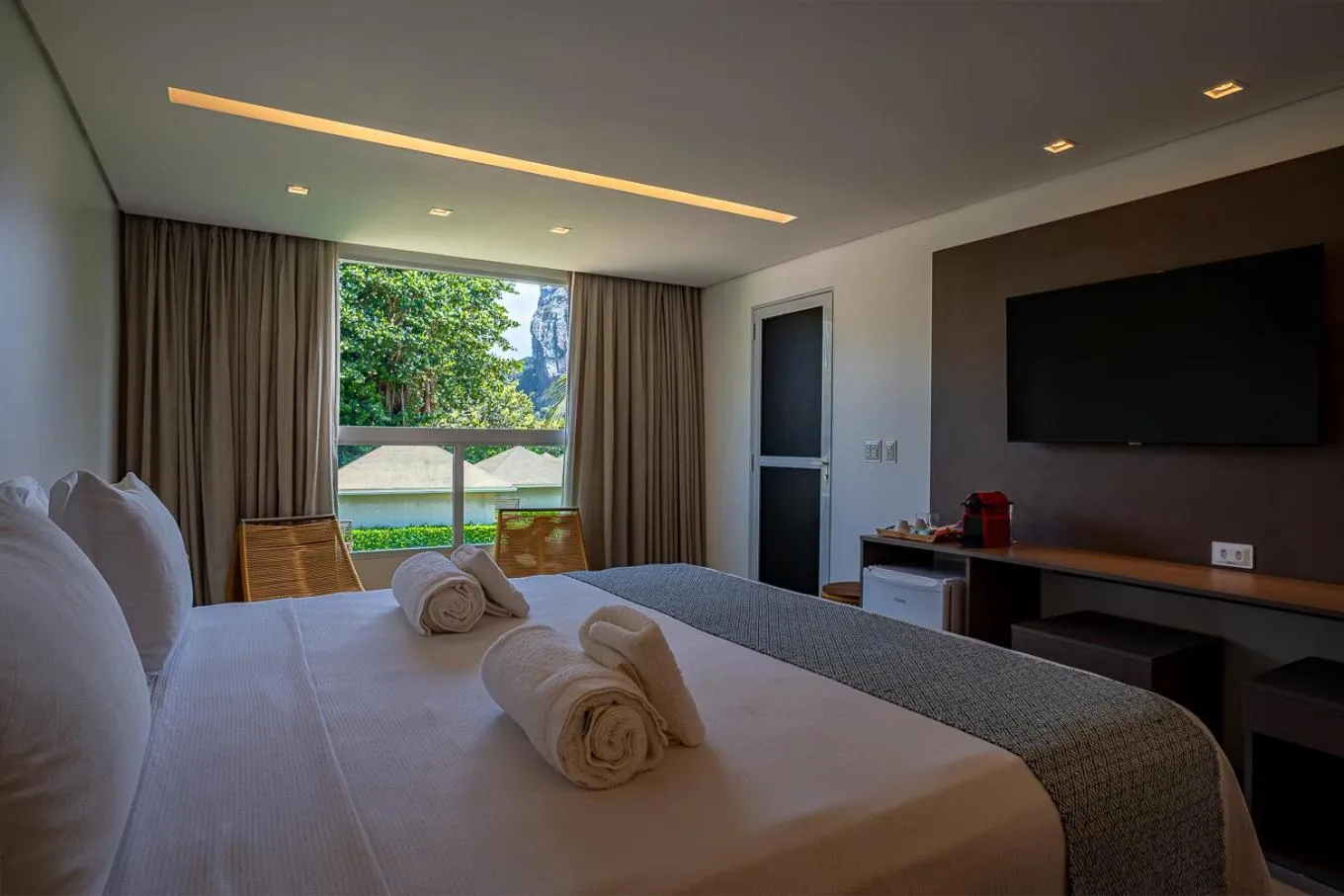 Bedroom, Bed in Pousada Lua Bela