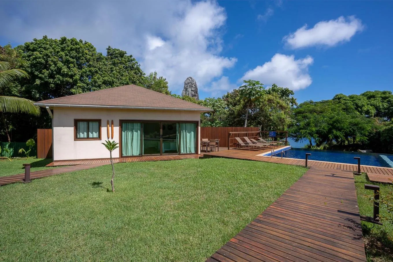Balcony/Terrace in Pousada Lua Bela