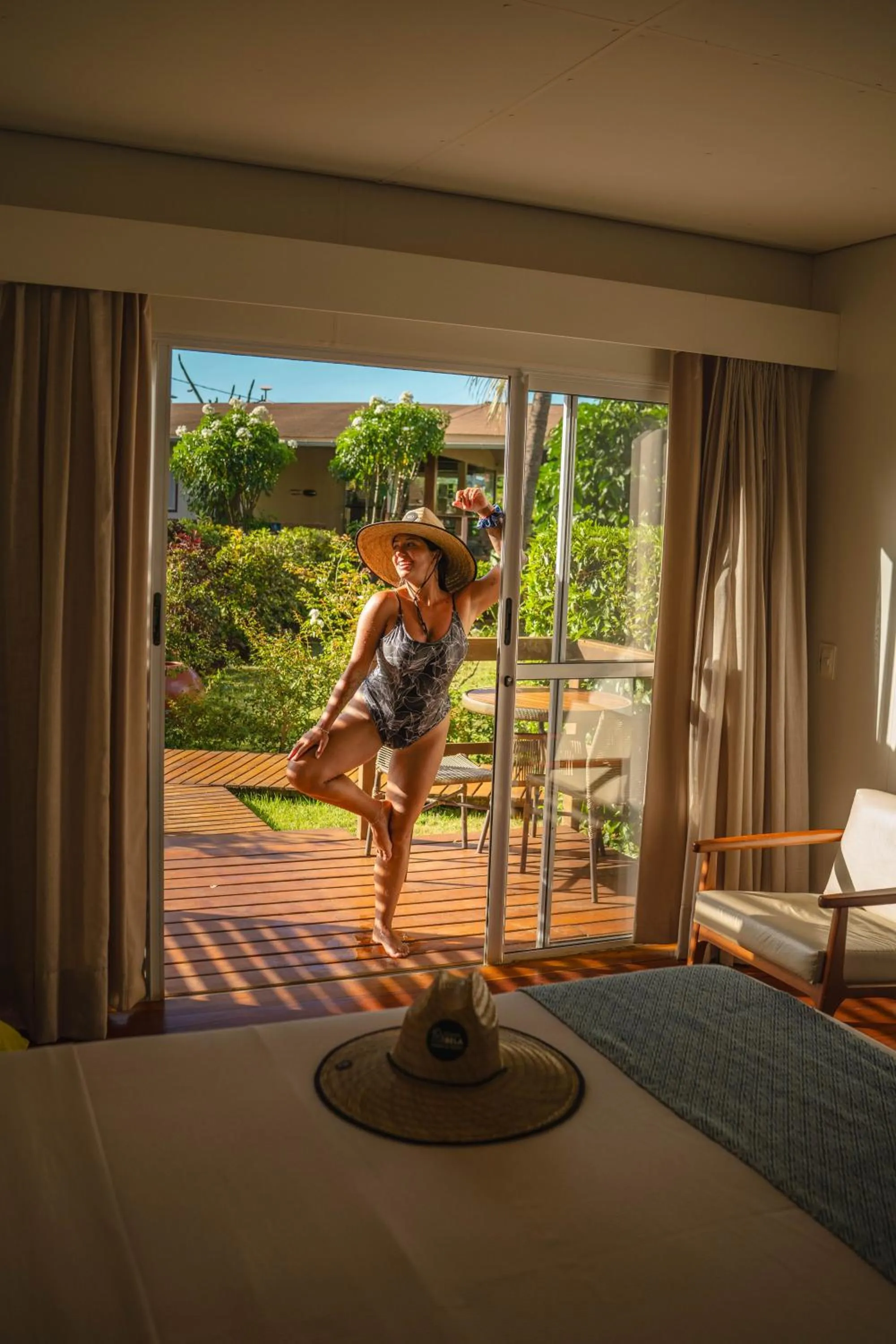 Bed in Pousada Lua Bela