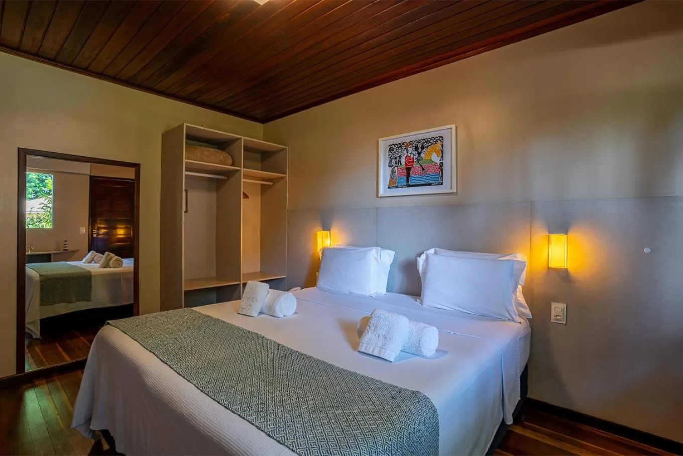 Bedroom, Bed in Pousada Lua Bela