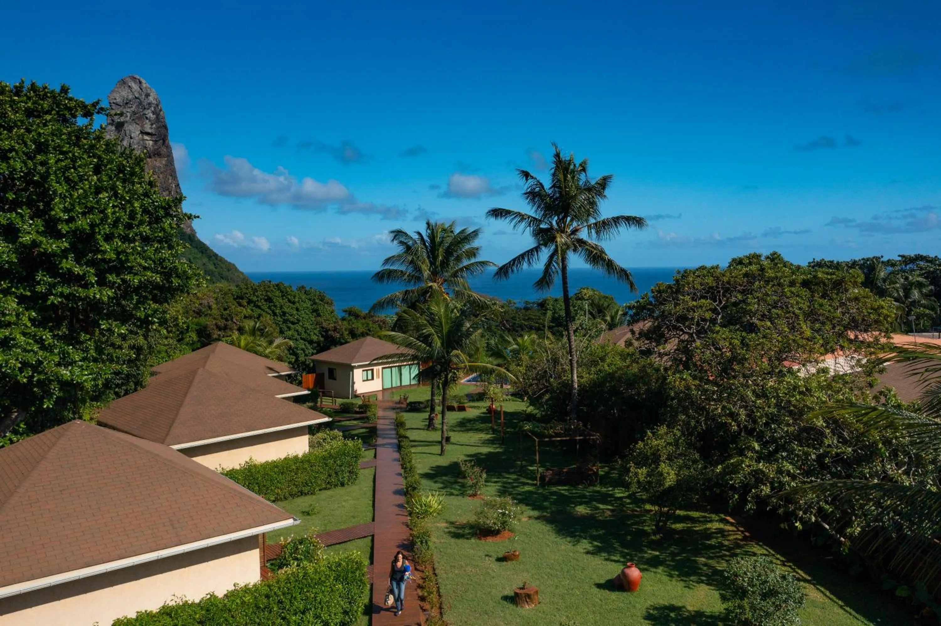 Bird's eye view in Pousada Lua Bela