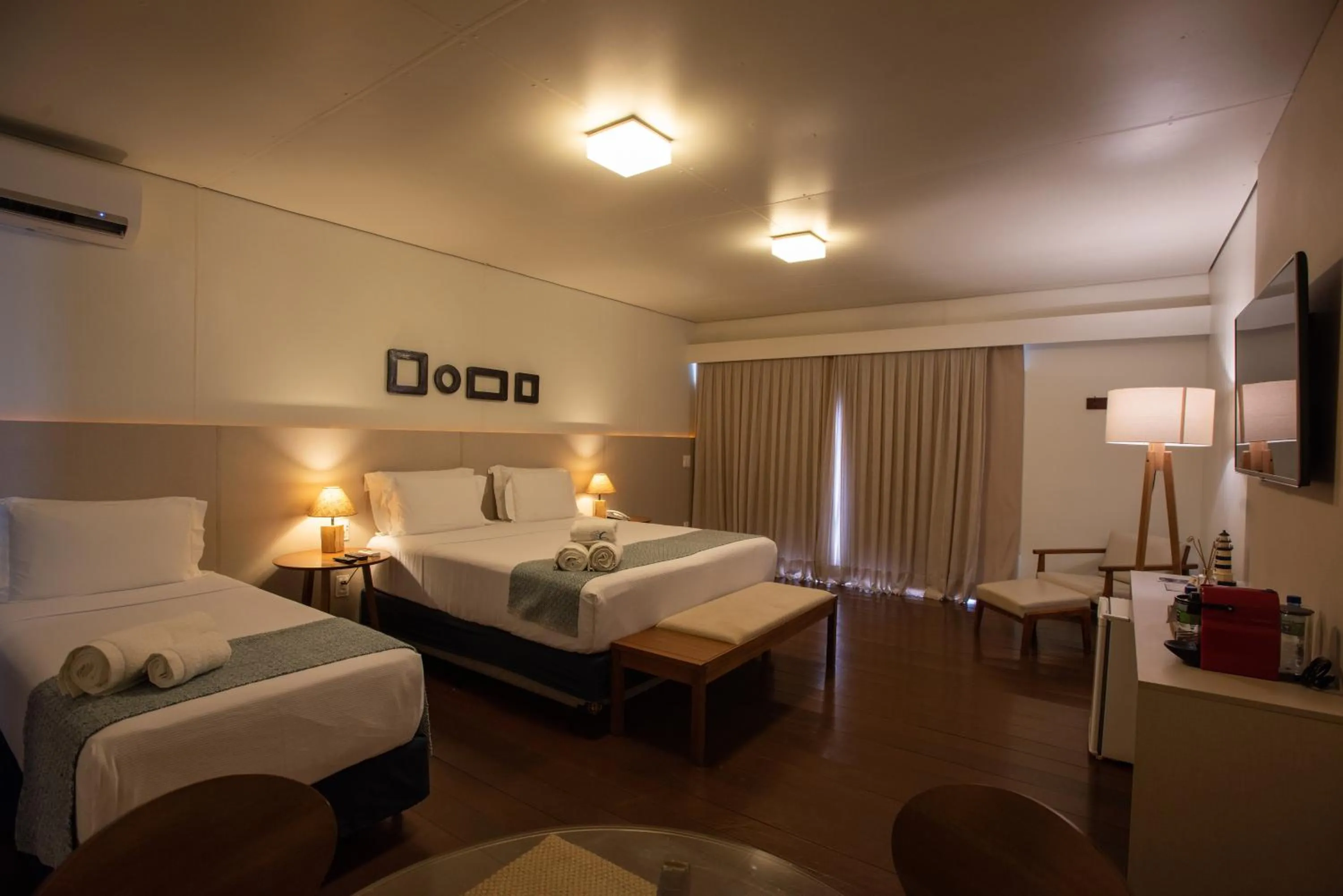 Bed in Pousada Lua Bela