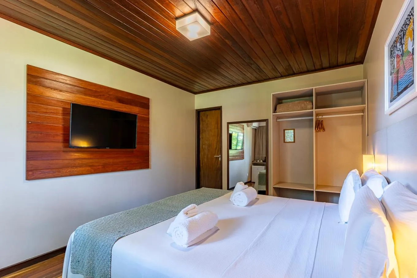 Bedroom, Bed in Pousada Lua Bela