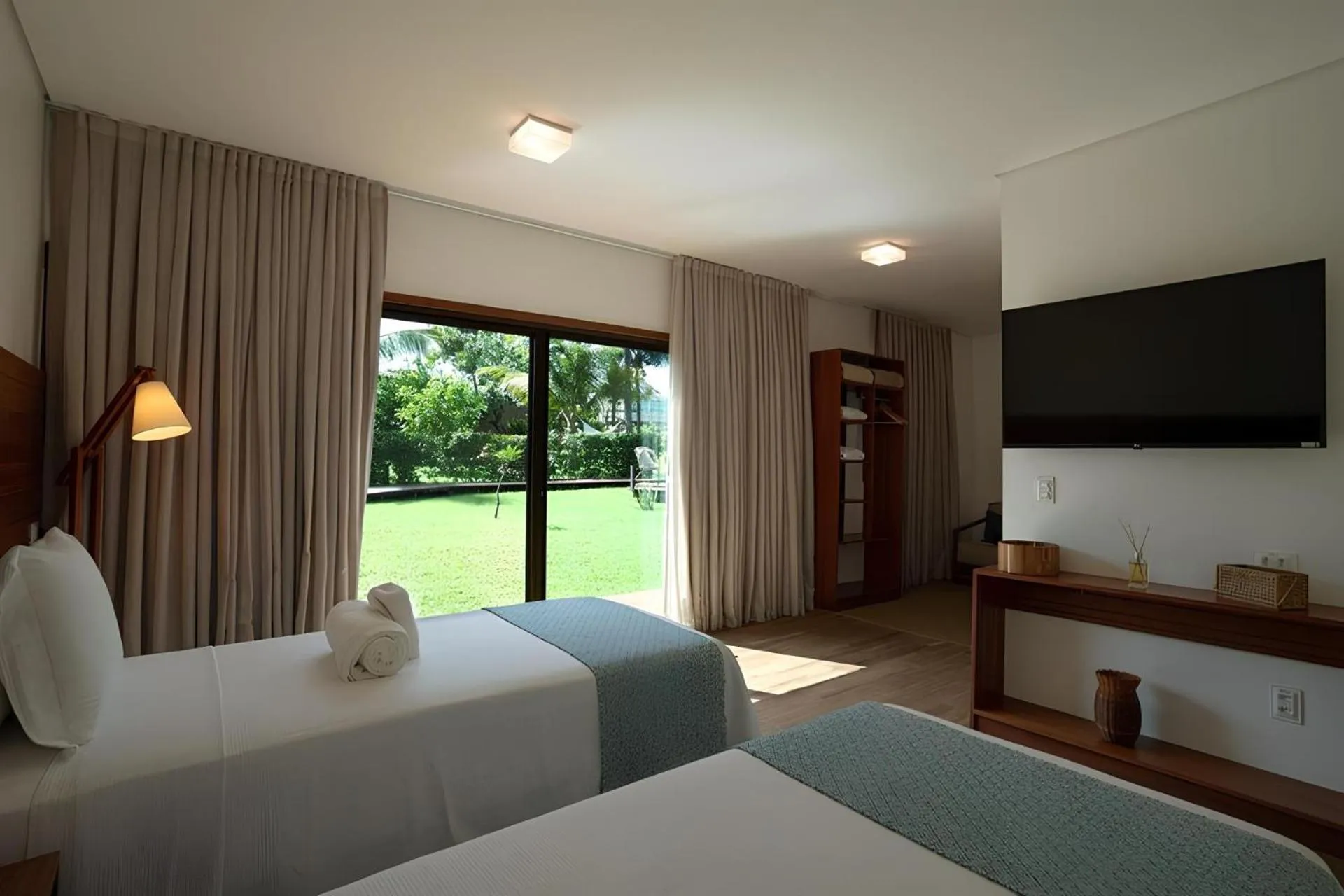 Bed in Pousada Lua Bela