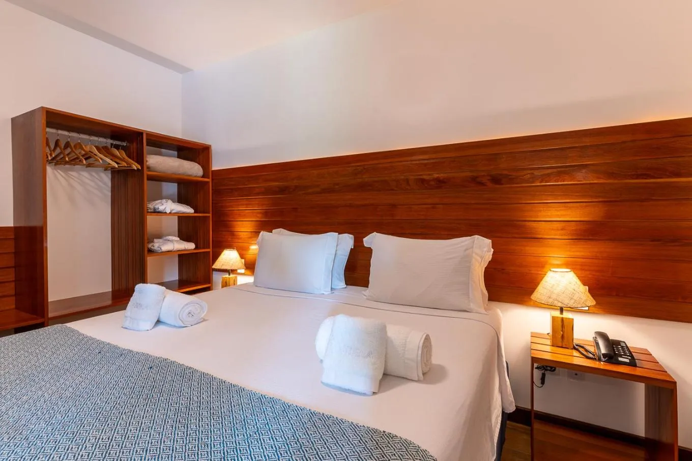 Bed in Pousada Lua Bela