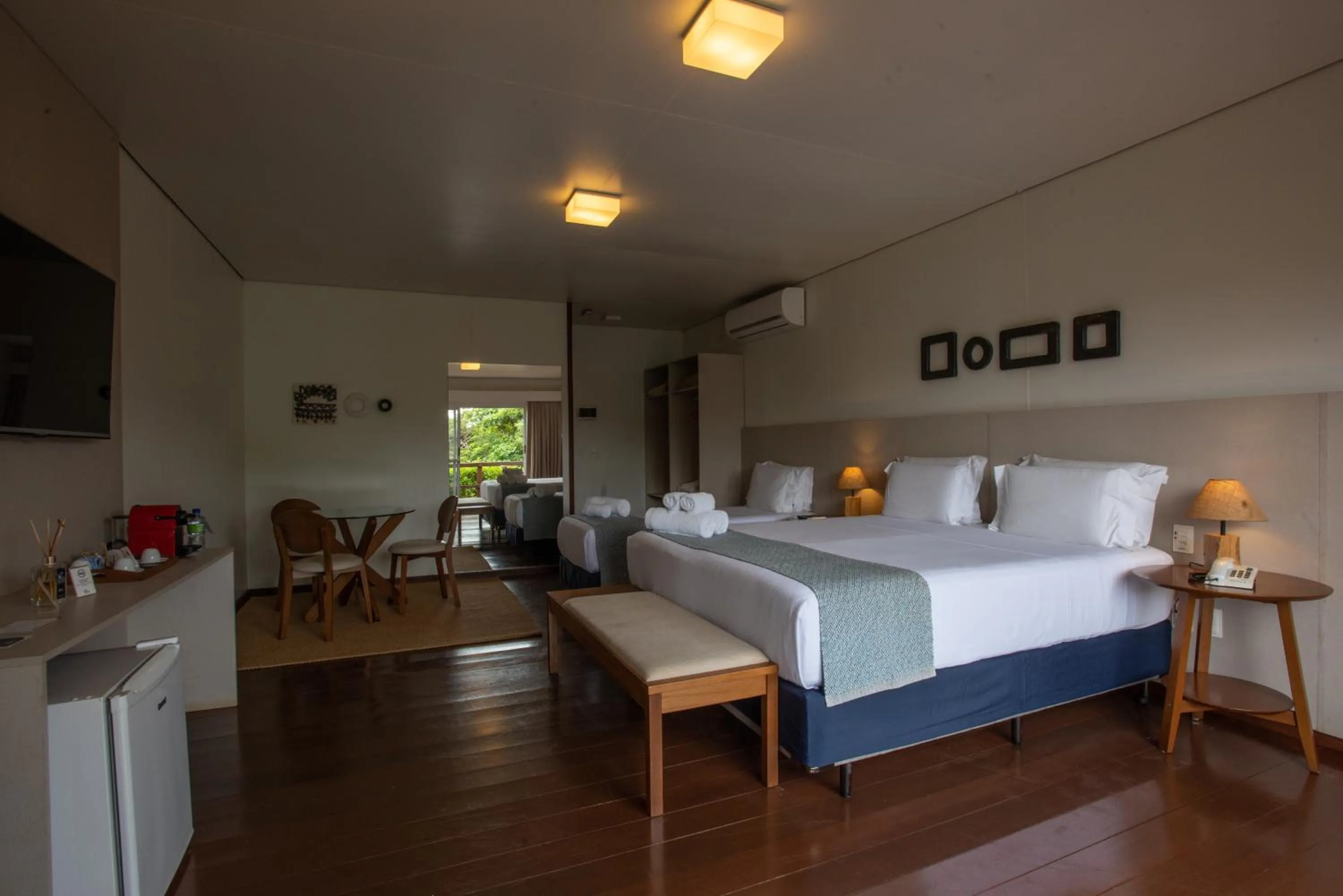 Bed in Pousada Lua Bela