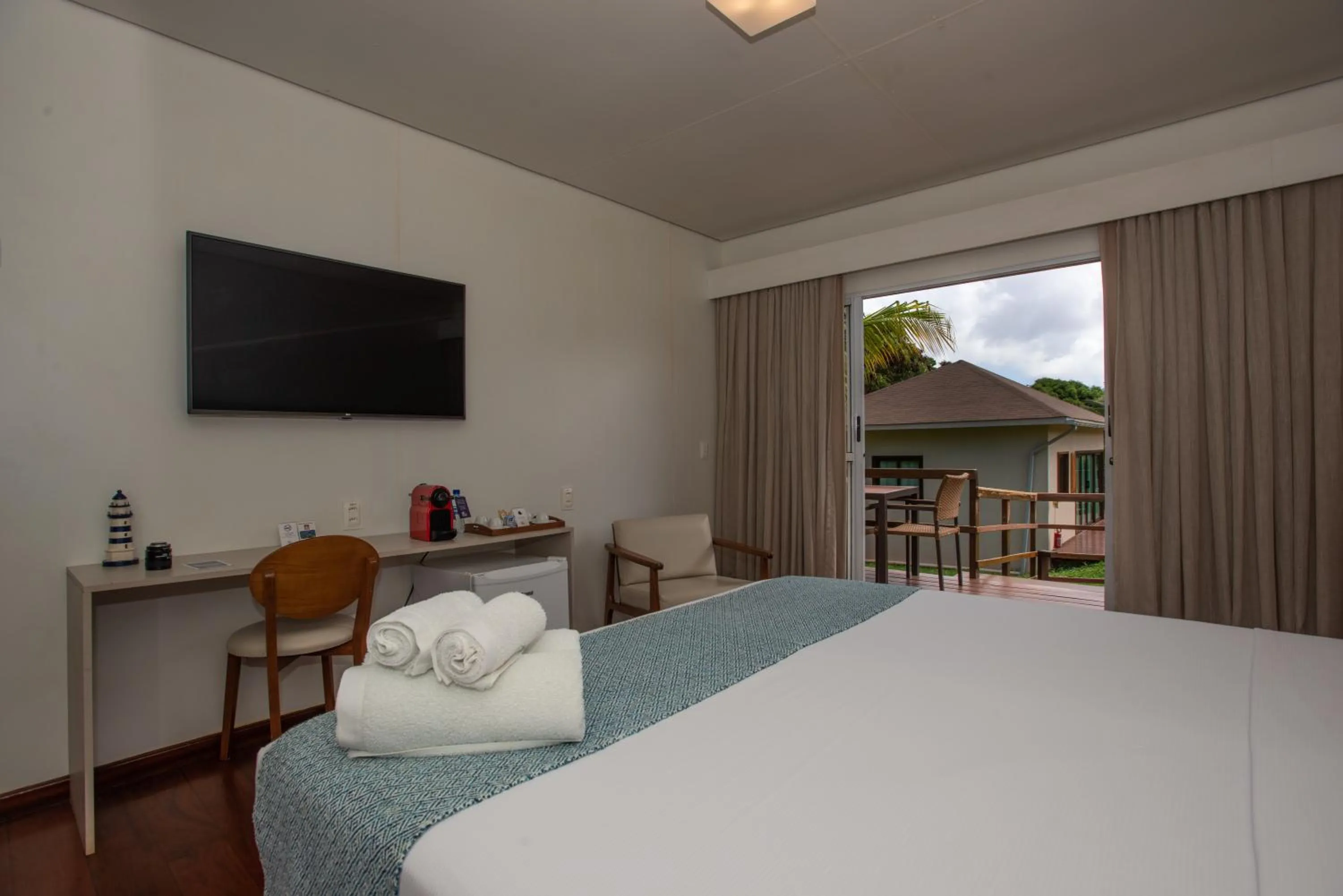 Bed in Pousada Lua Bela