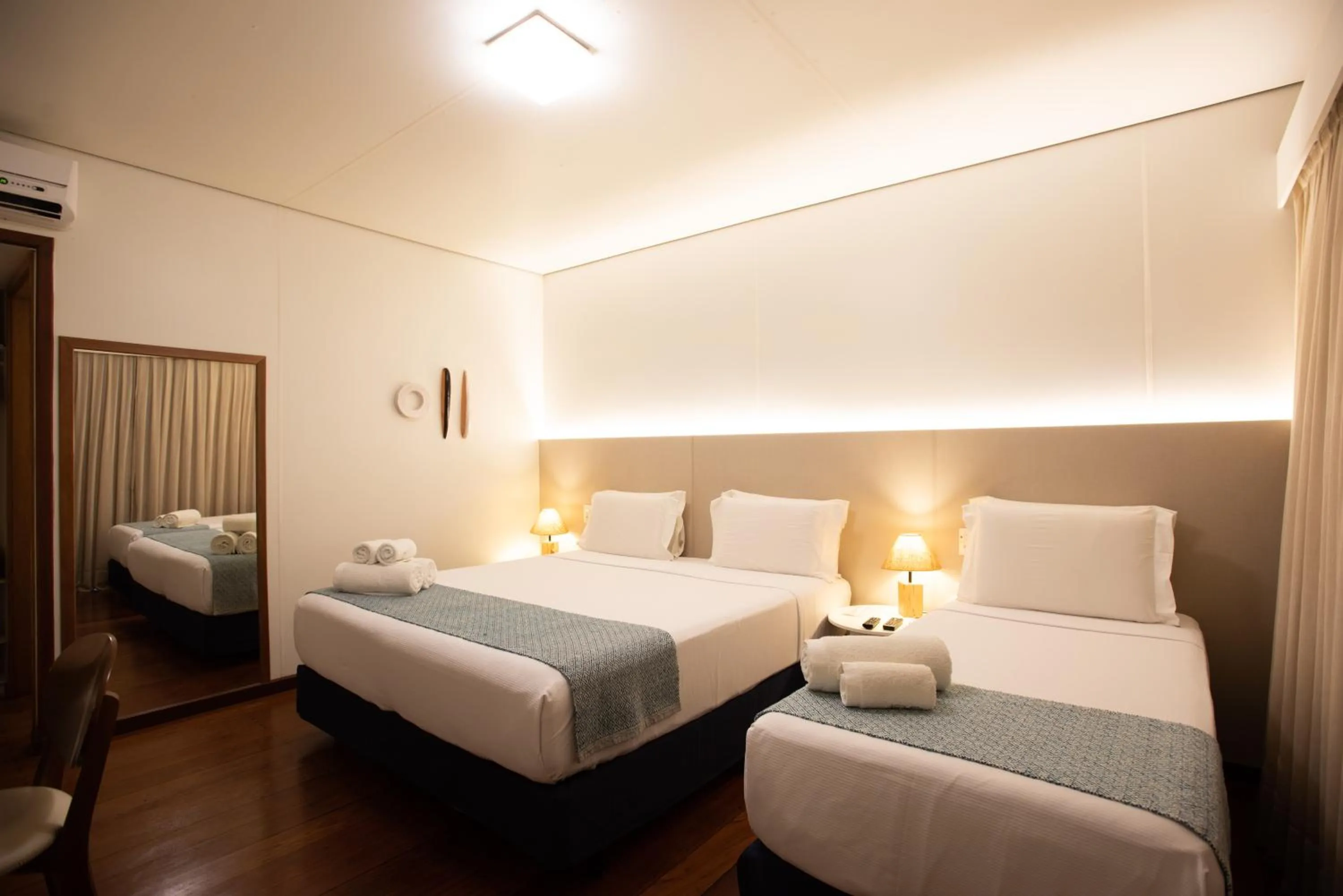 Bed in Pousada Lua Bela