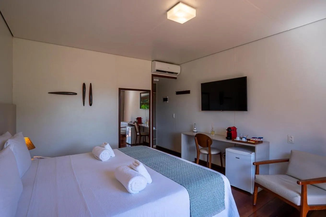 Bedroom, Bed in Pousada Lua Bela