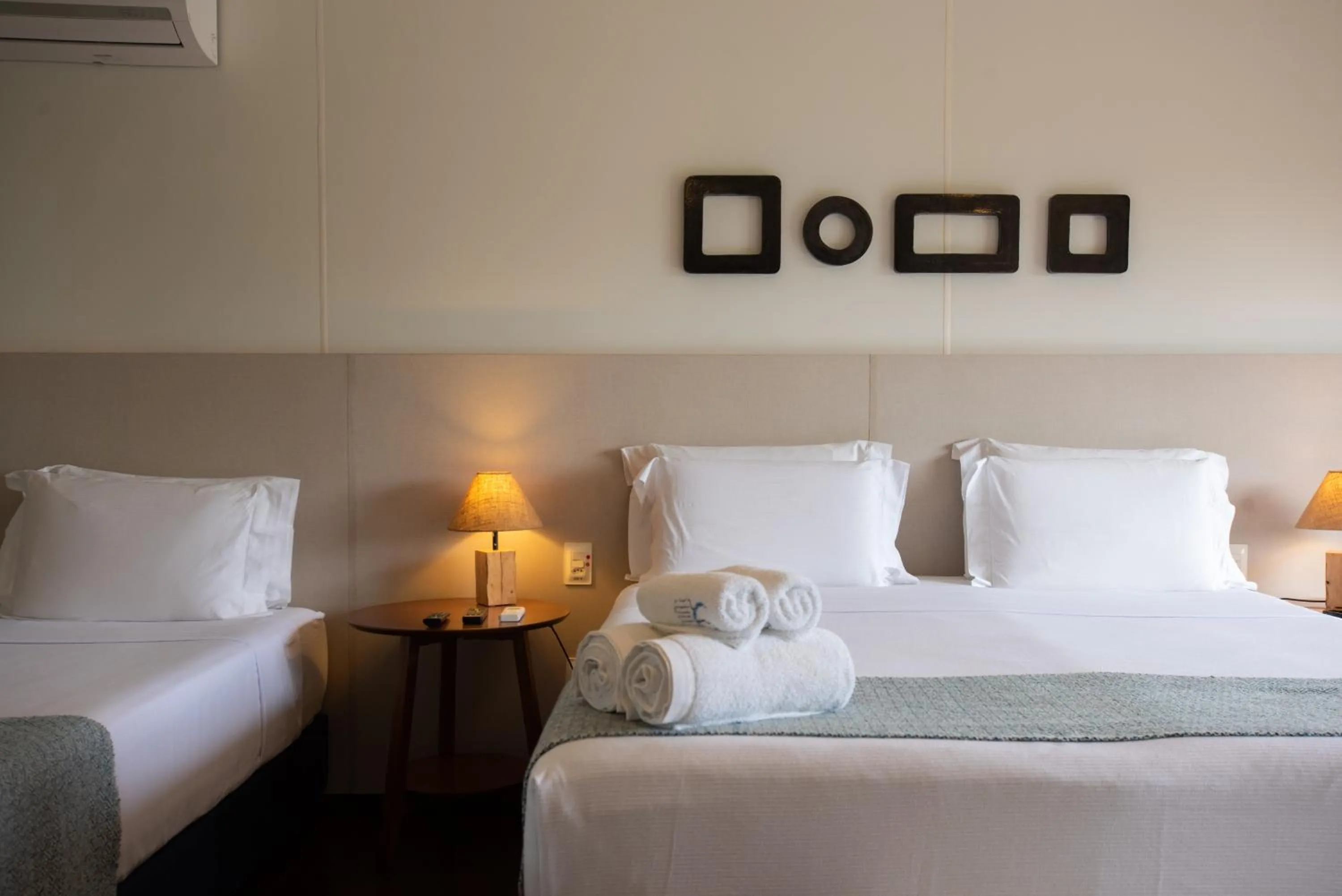 Bed in Pousada Lua Bela