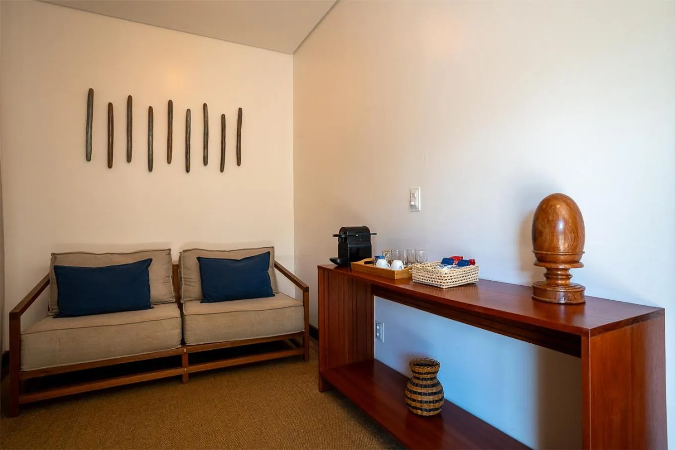 Bed in Pousada Lua Bela