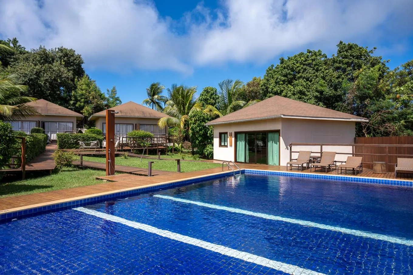 Swimming pool in Pousada Lua Bela