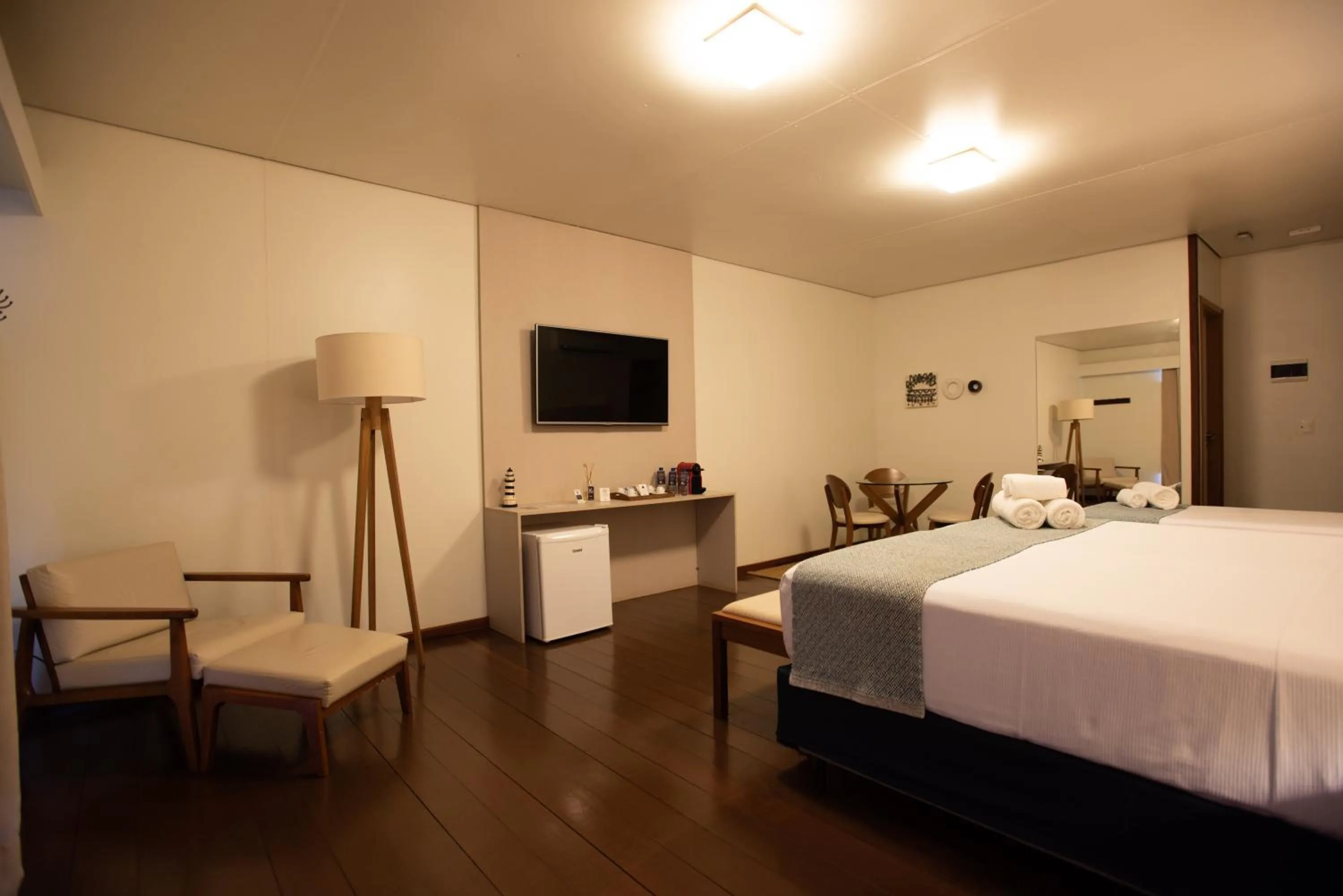 Bed in Pousada Lua Bela