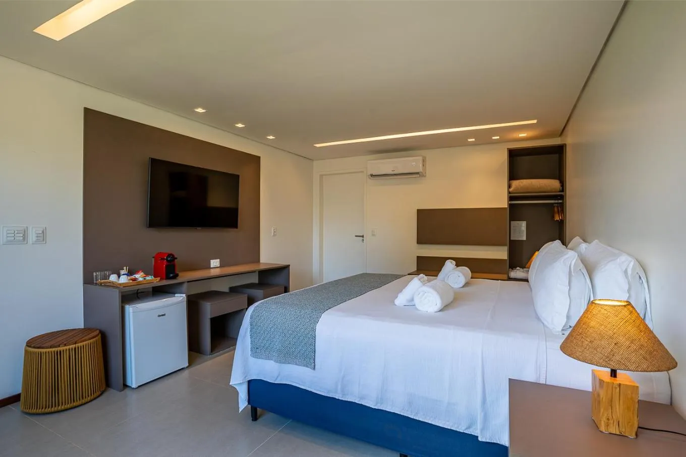 Bedroom, Bed in Pousada Lua Bela