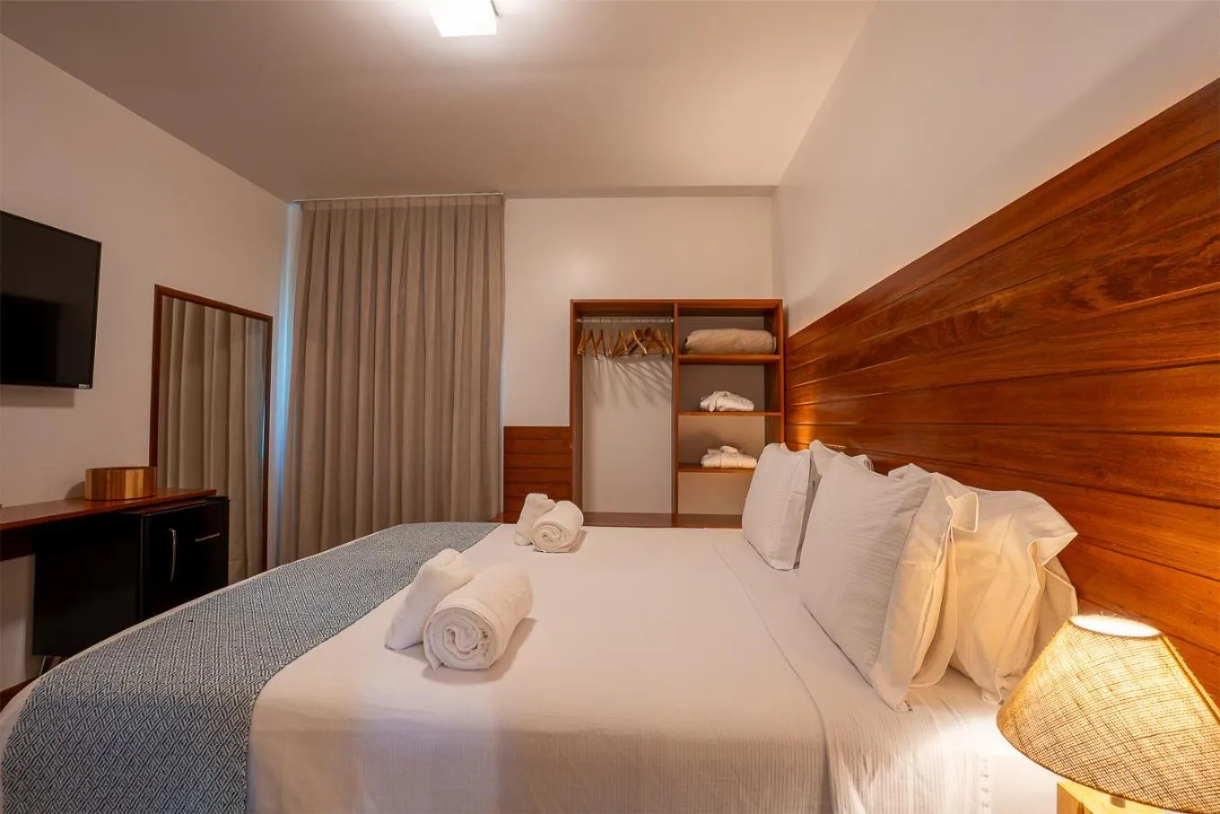 Bed in Pousada Lua Bela