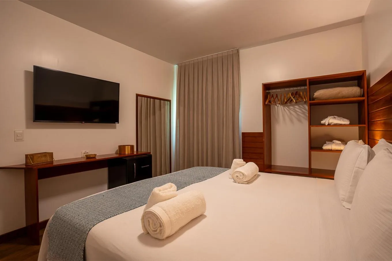 Bed in Pousada Lua Bela