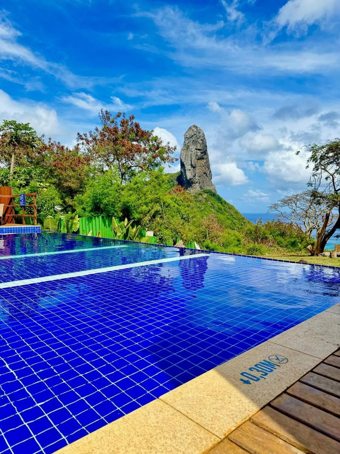 Swimming pool in Pousada Lua Bela