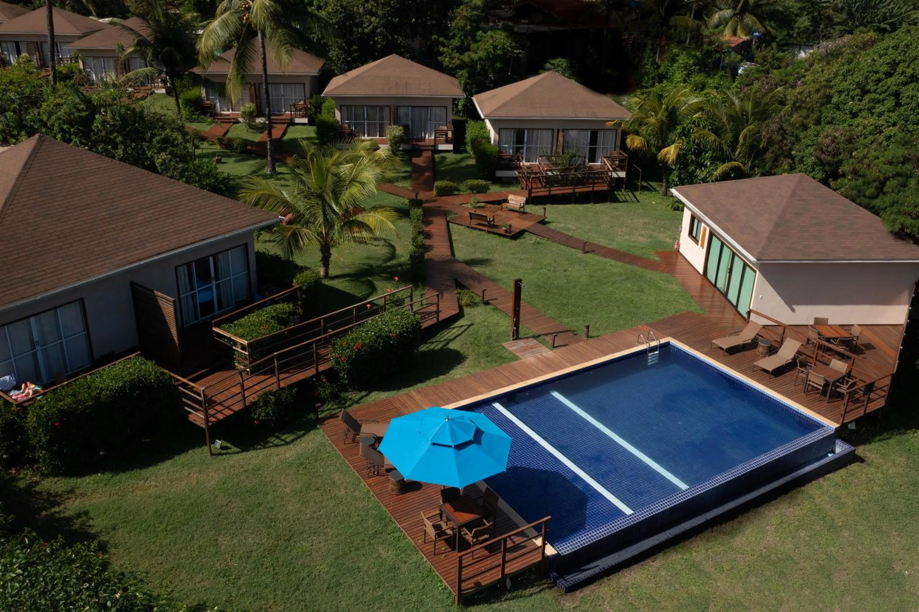 Swimming pool in Pousada Lua Bela