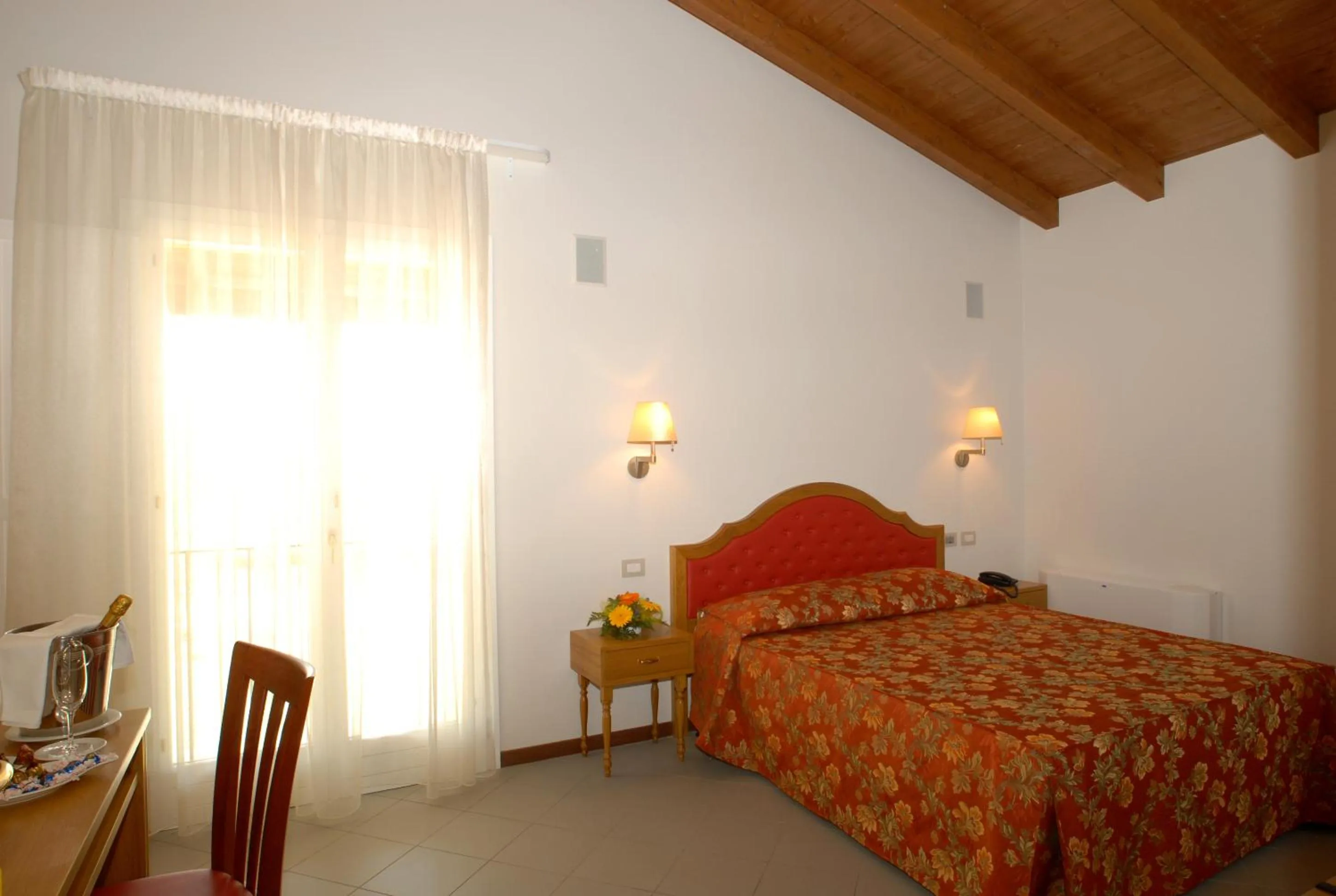 Bed in Villa Aretusi