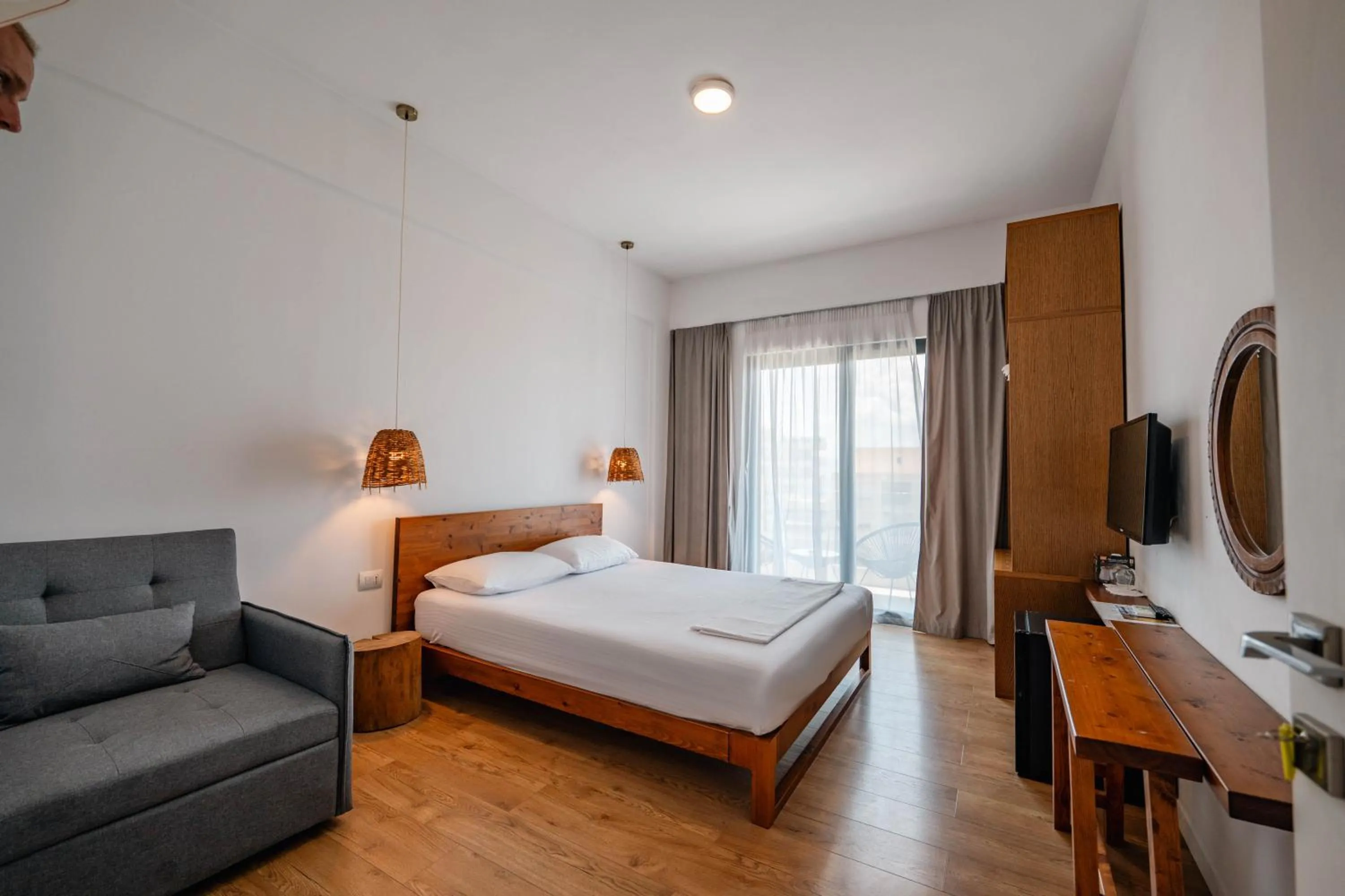 Bed in Kanes Bohemian Boutique Hotel