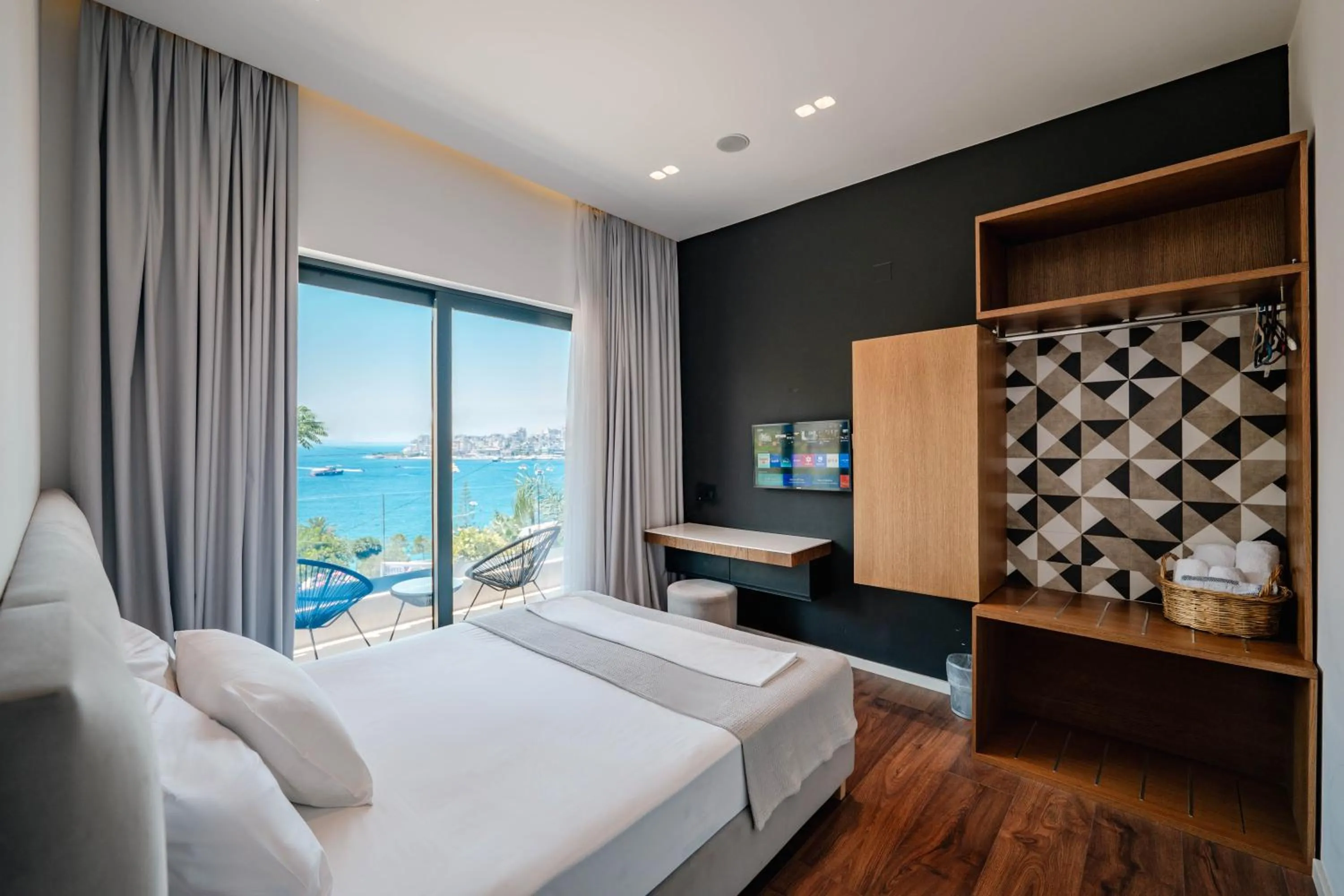 Bed in Kanes Bohemian Boutique Hotel