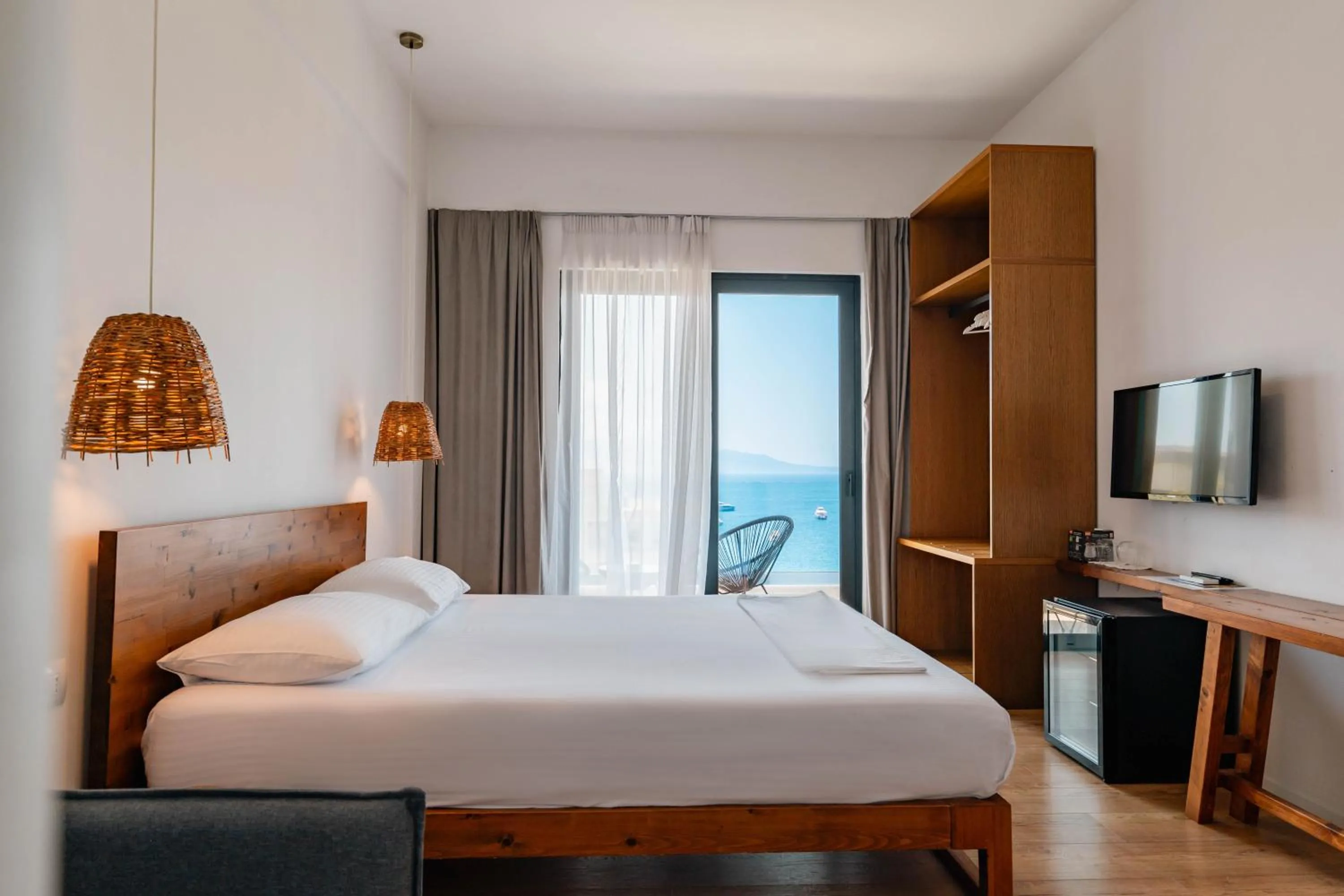 Bed in Kanes Bohemian Boutique Hotel