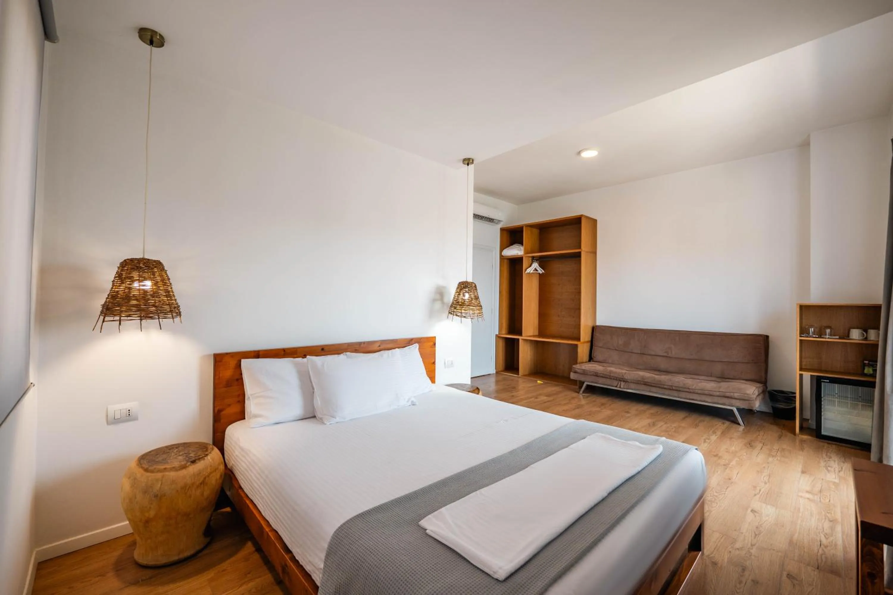 Bed in Kanes Bohemian Boutique Hotel