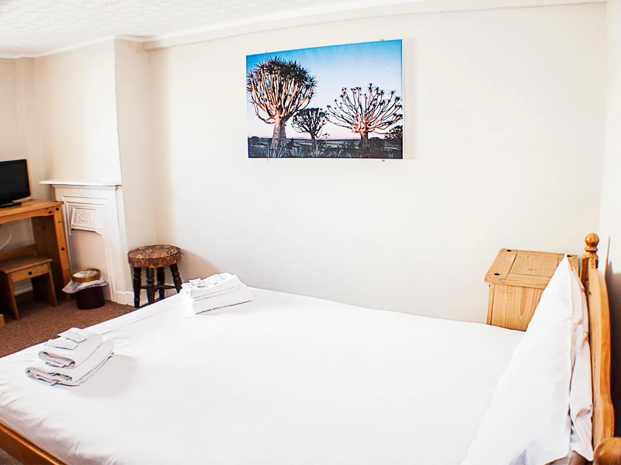 Bed in The Queensbury Hotel