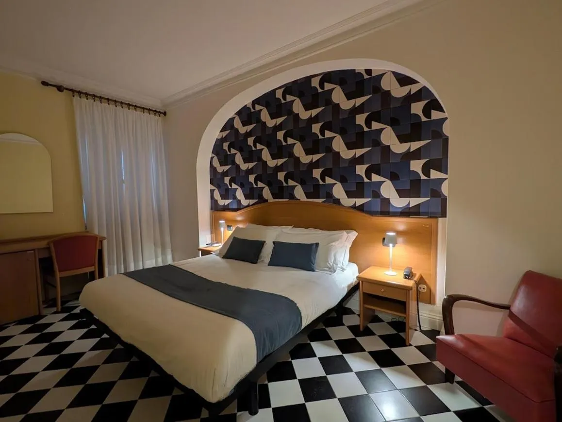 Bed in Villa Fieschi Boutique Hotel