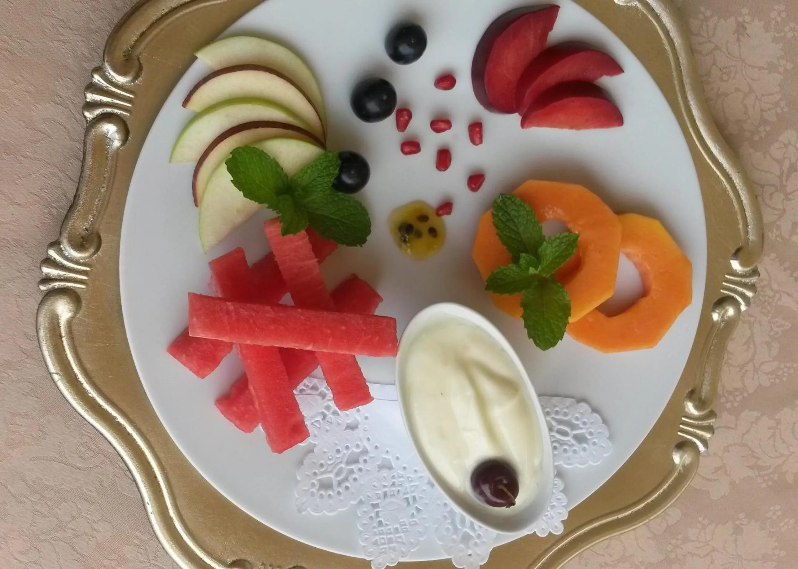 Breakfast in La Barune Guest House