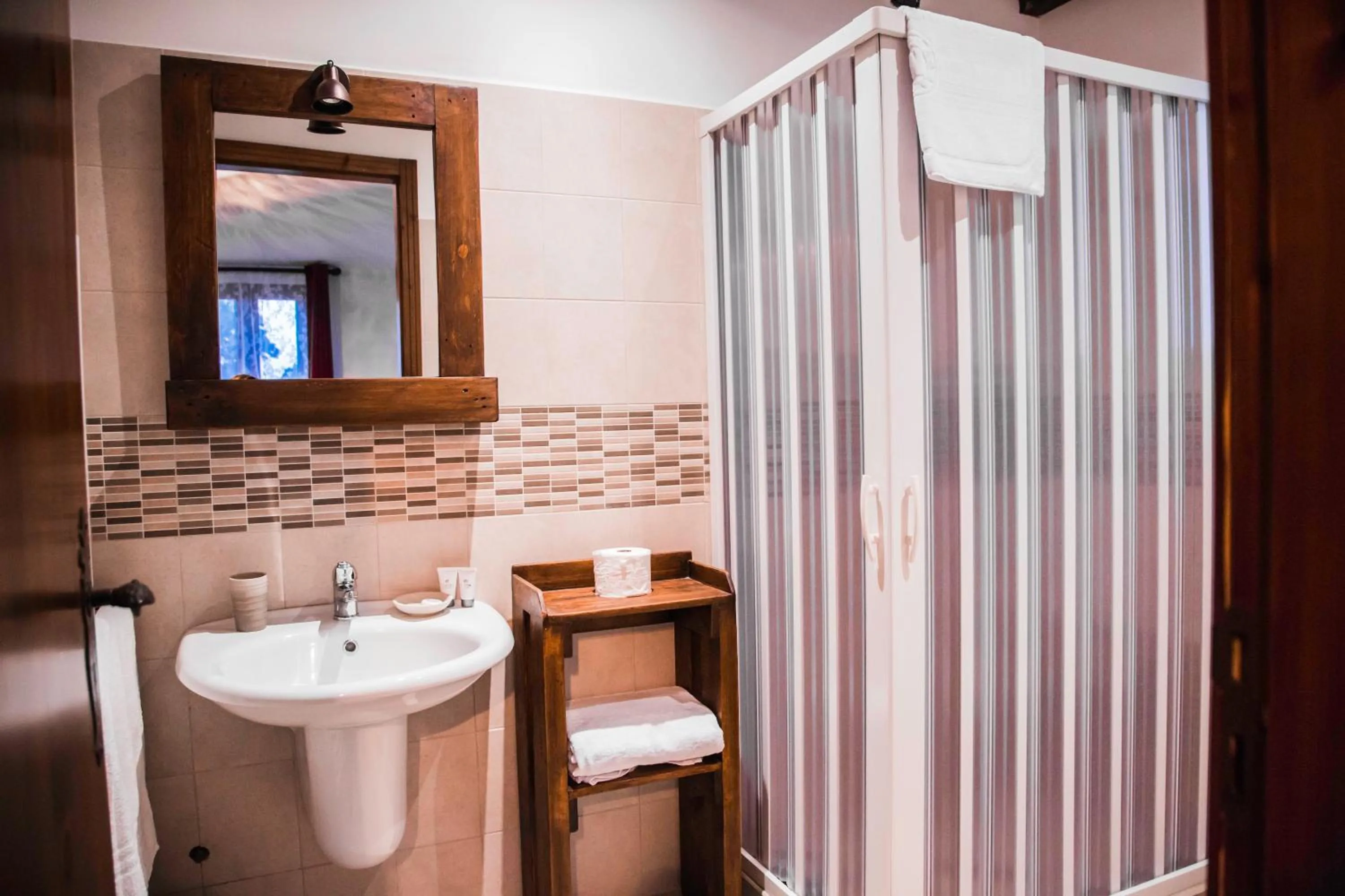 Bathroom in Supramurgia Agribistrot