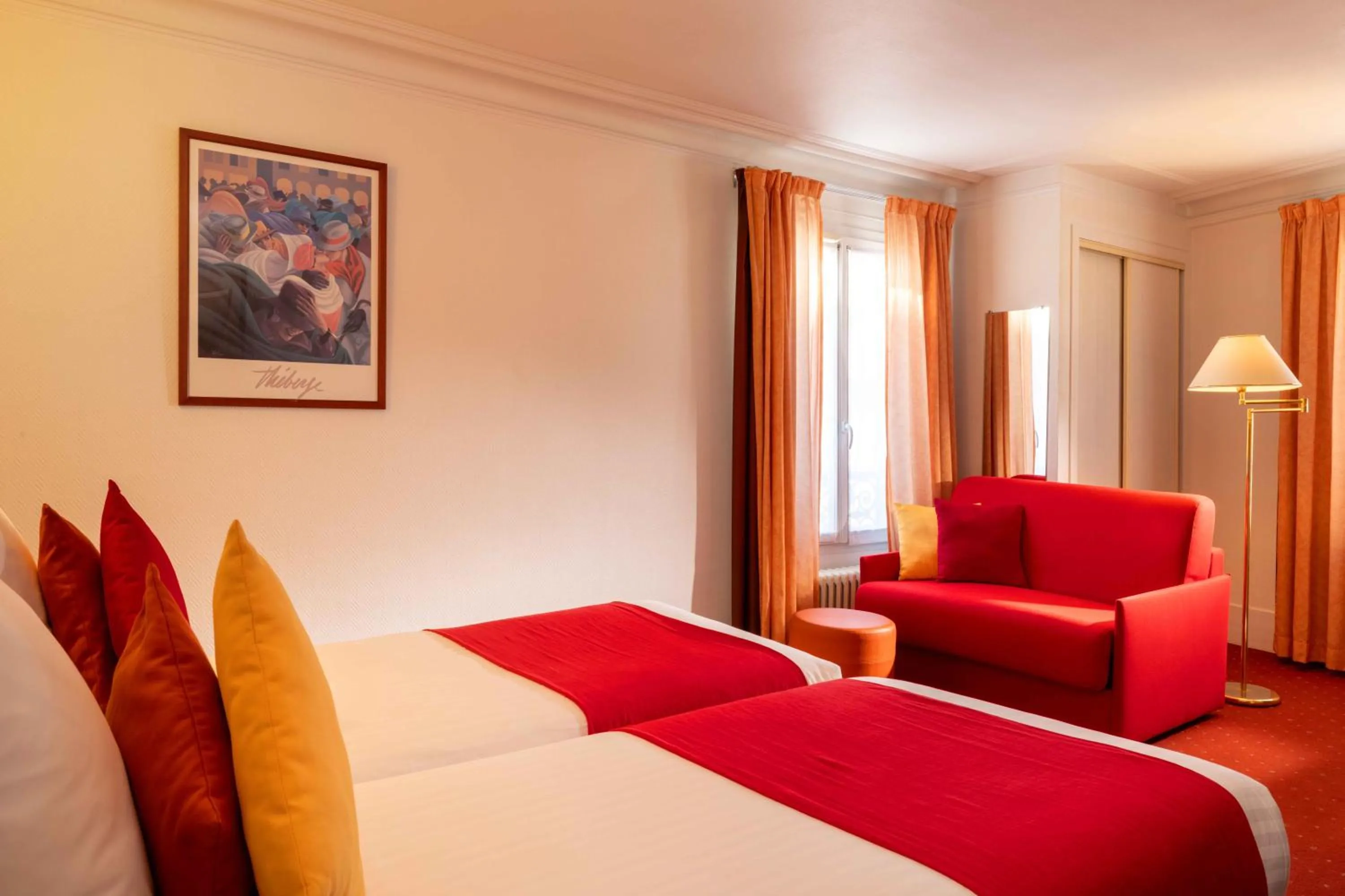 Bed in Hôtel Londres Saint Honoré