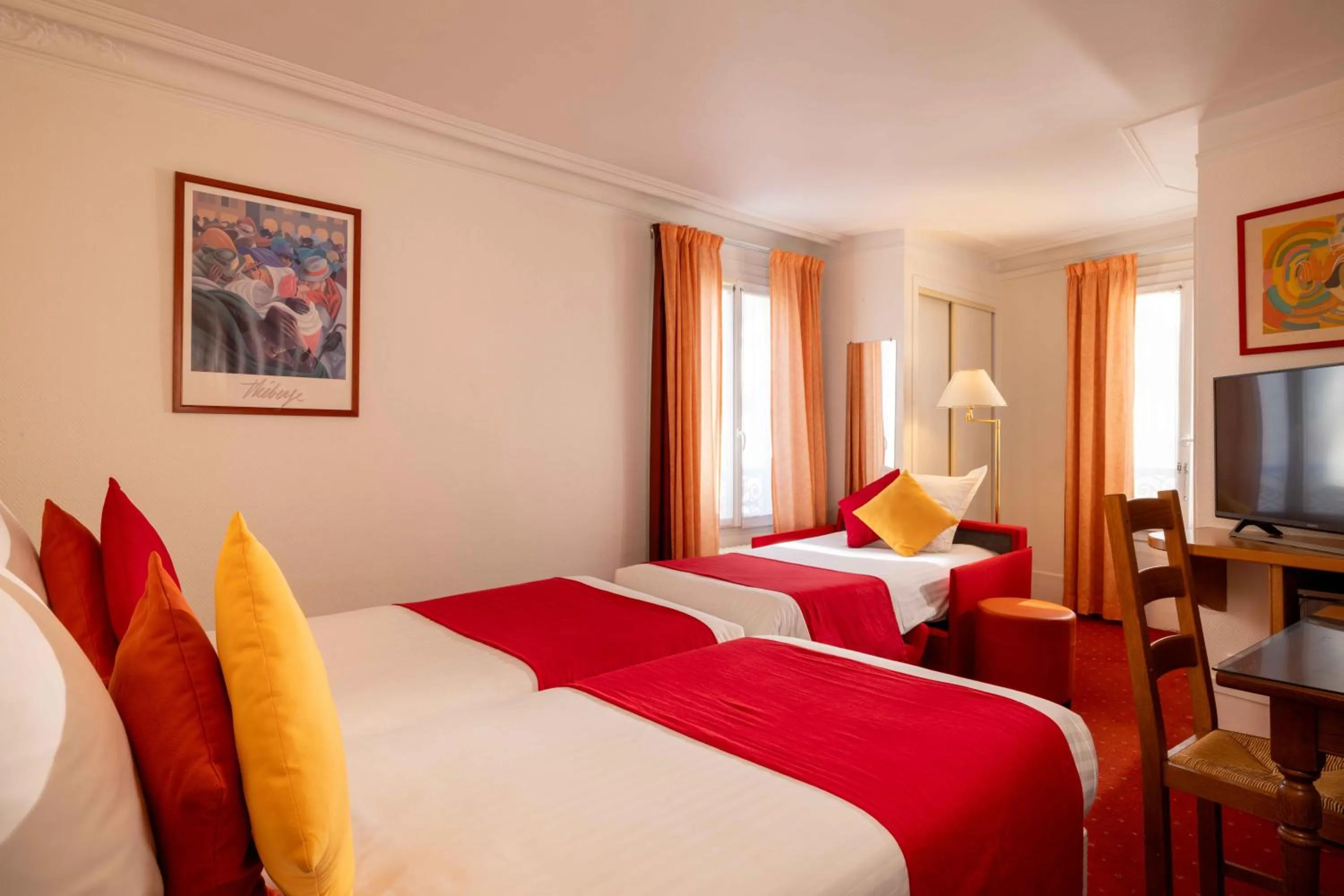 Bed in Hôtel Londres Saint Honoré