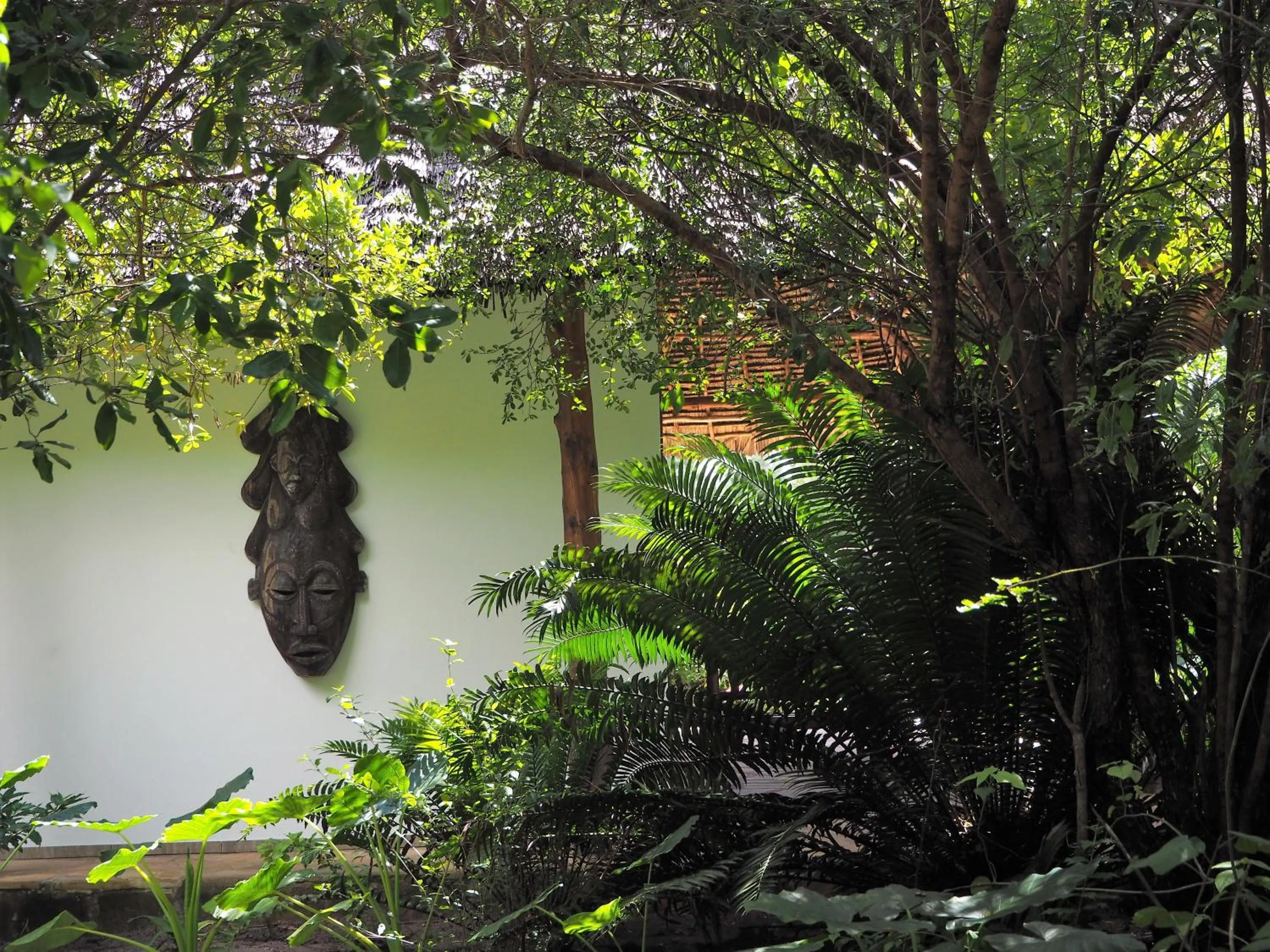Garden view in Tikitam Palms Boutique Hotel